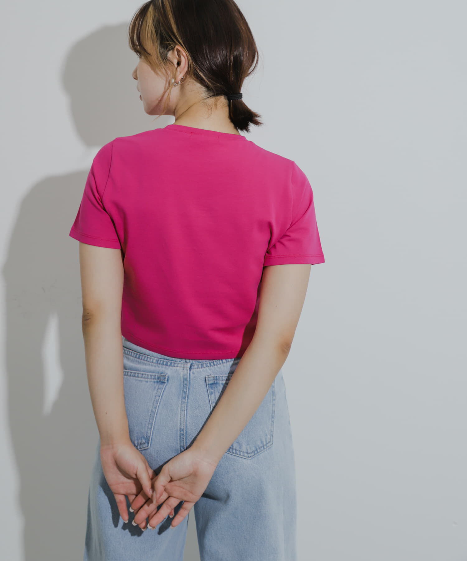 SENSE OF PLACE by URBAN RESEARCH「クロップドTシャツ(半袖)」|Tシャツ・カットソー|