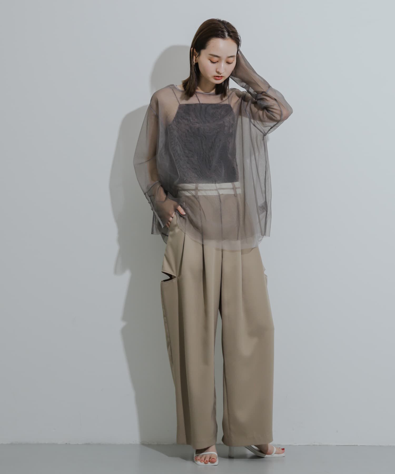 SENSE OF PLACE by URBAN RESEARCH「マーベルトスリットパンツ」|その他|