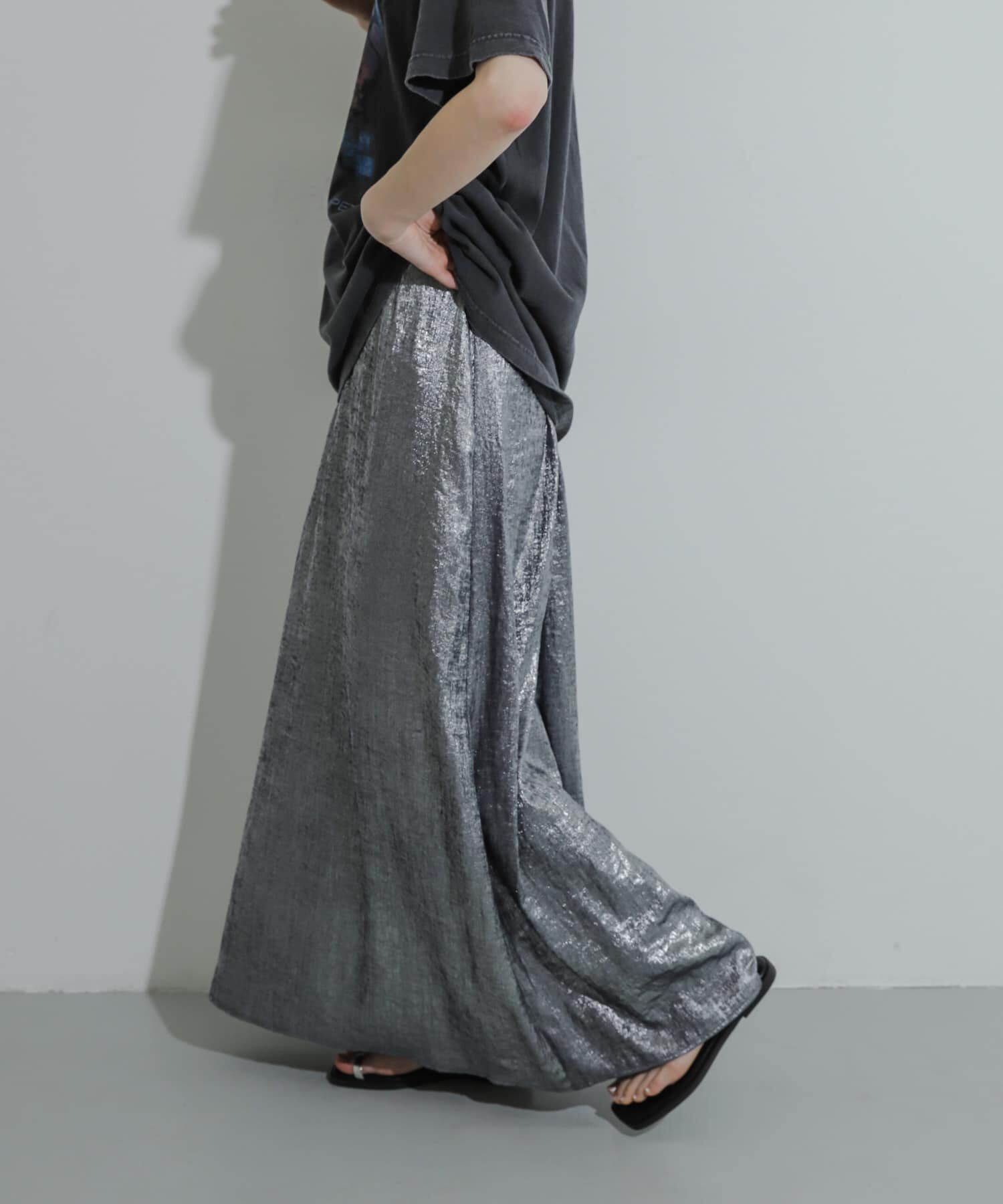 SENSE OF PLACE by URBAN RESEARCH「ハクプリントフレアスカート」|スカート|