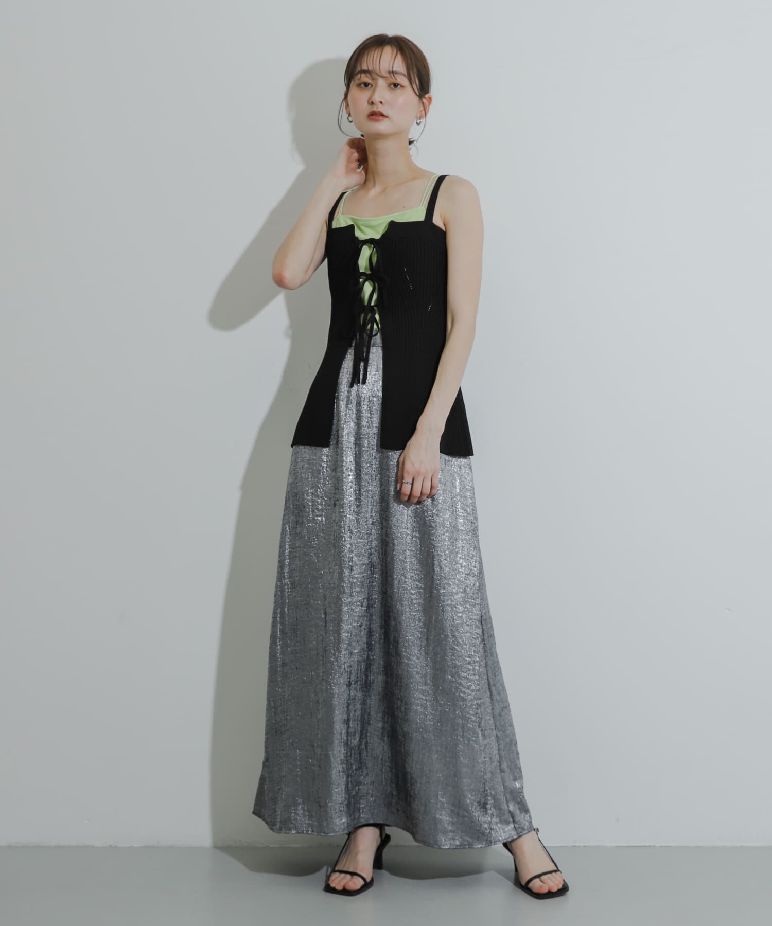 SENSE OF PLACE by URBAN RESEARCH「ハクプリントフレアスカート」|スカート|