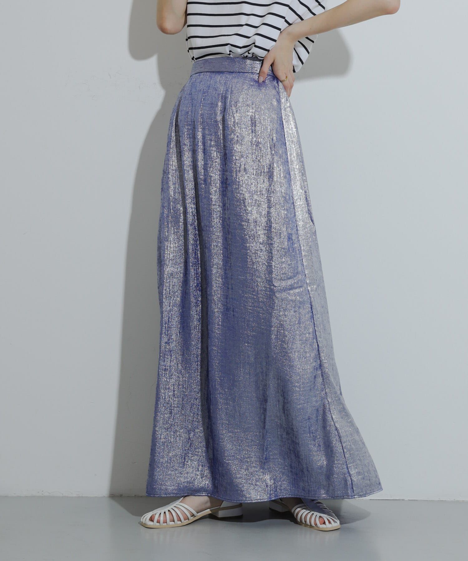 SENSE OF PLACE by URBAN RESEARCH「ハクプリントフレアスカート」|スカート|