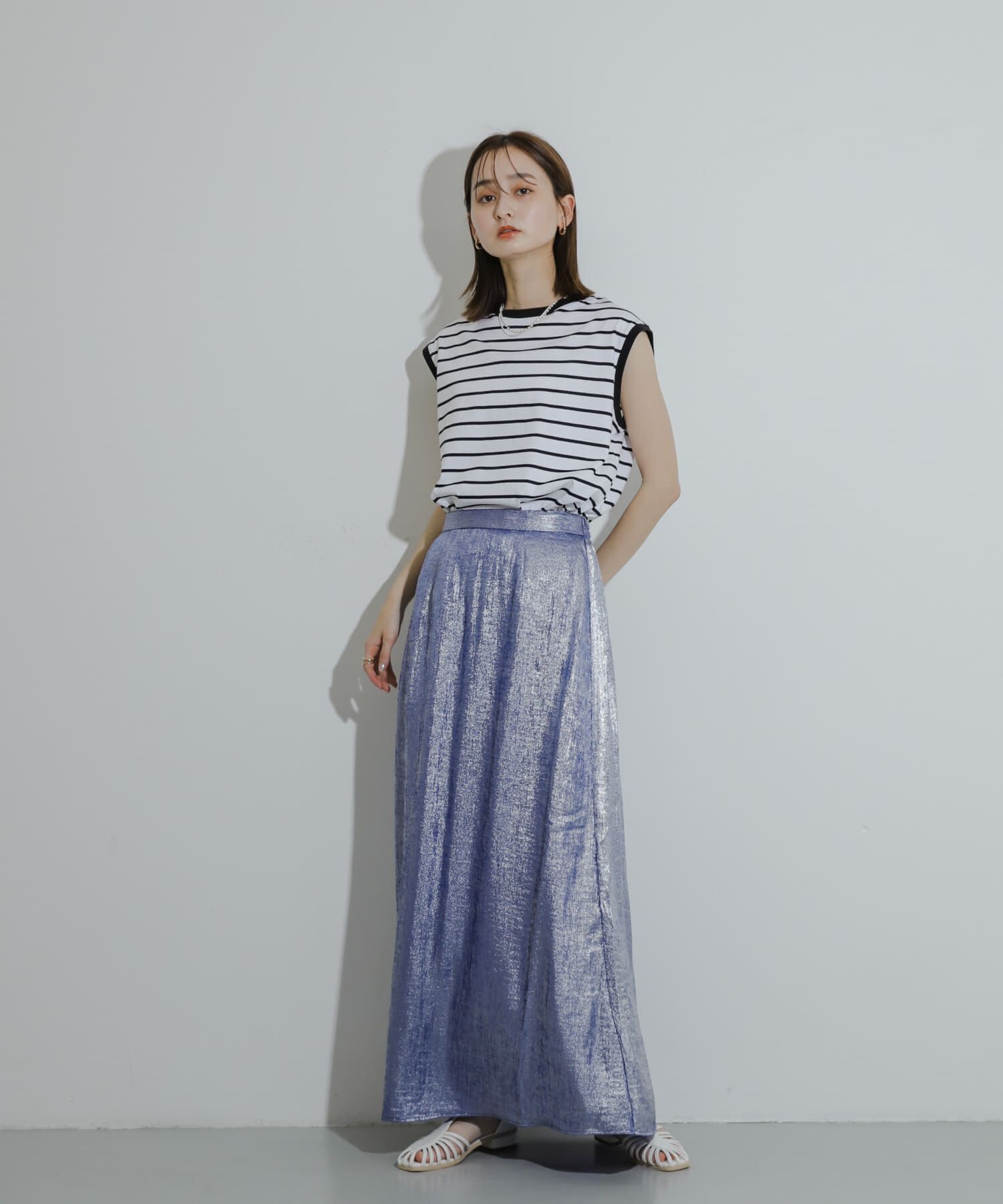 SENSE OF PLACE by URBAN RESEARCH「ハクプリントフレアスカート」|スカート|