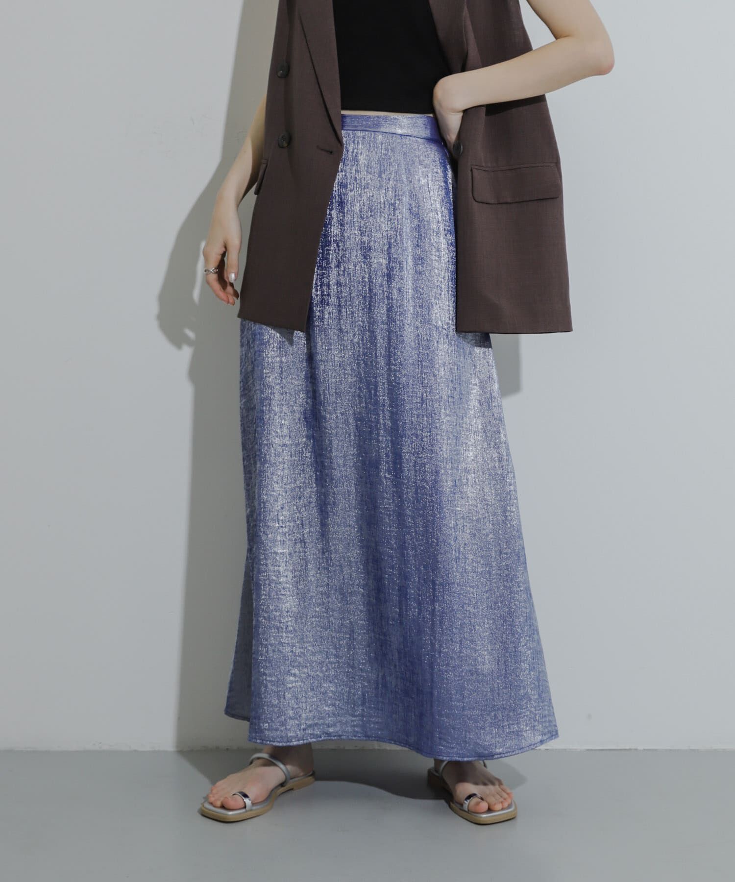 SENSE OF PLACE by URBAN RESEARCH「ハクプリントフレアスカート」|スカート|