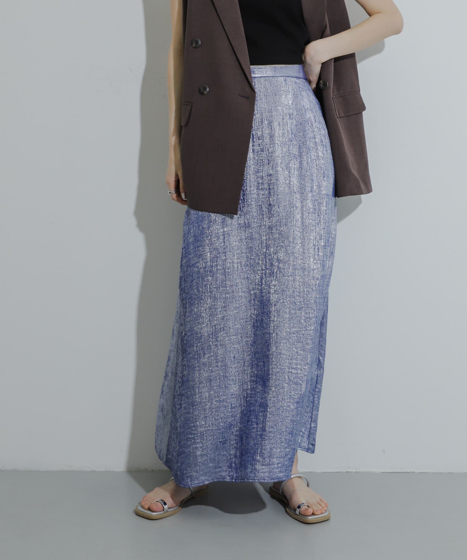 SENSE OF PLACE by URBAN RESEARCH「ハクプリントフレアスカート」|スカート|