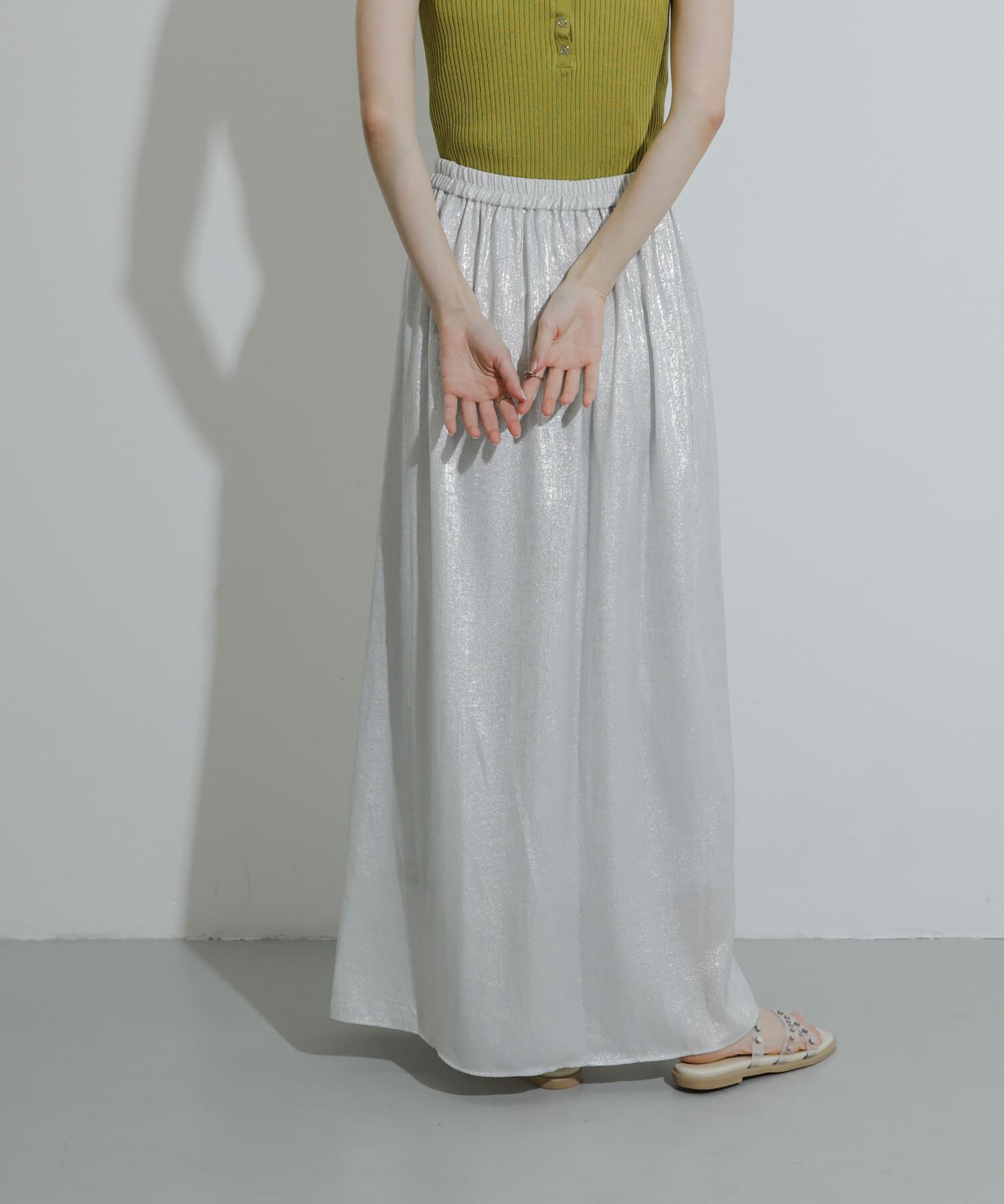 SENSE OF PLACE by URBAN RESEARCH「ハクプリントフレアスカート」|スカート|