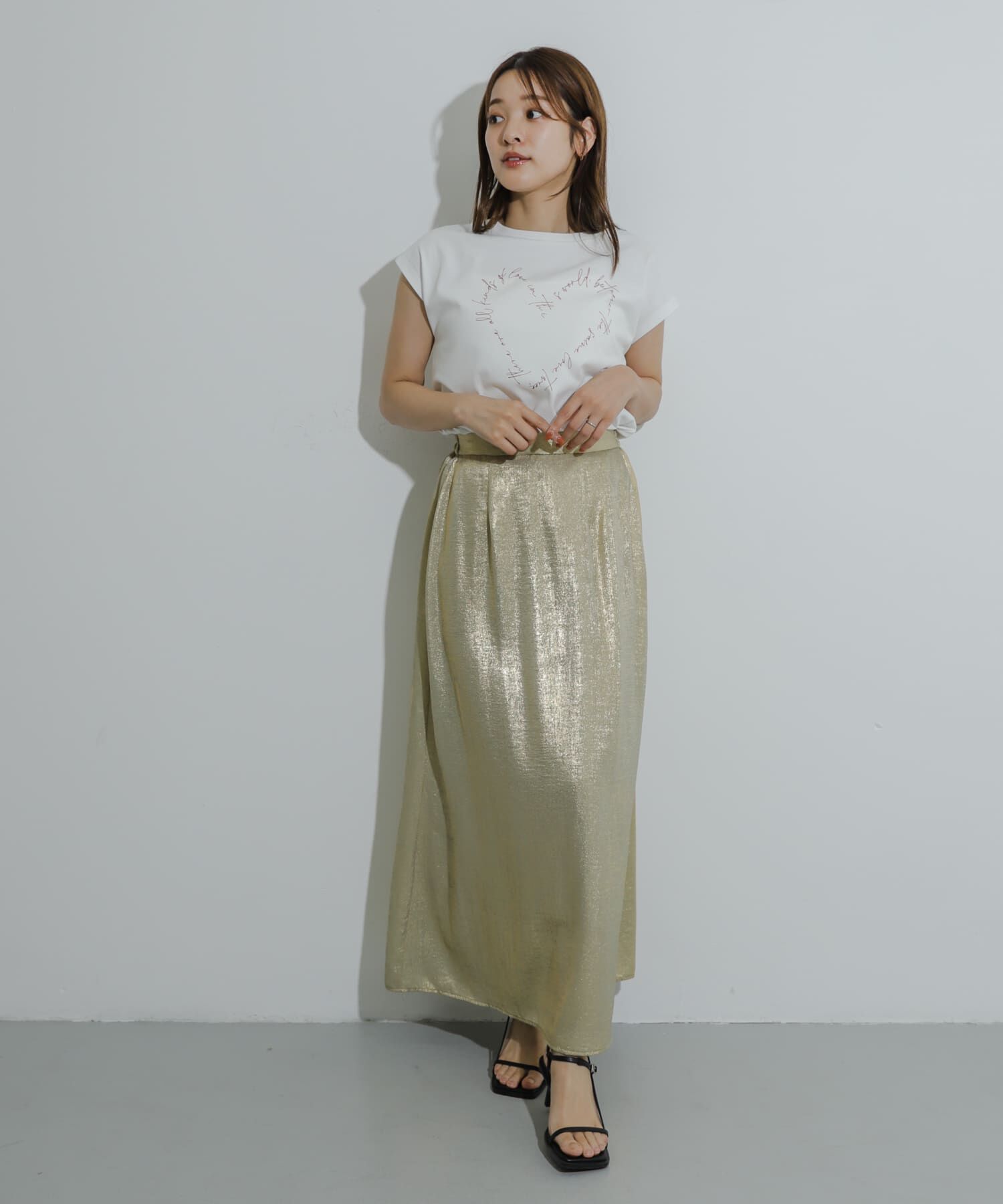 SENSE OF PLACE by URBAN RESEARCH「ハクプリントフレアスカート」|スカート|