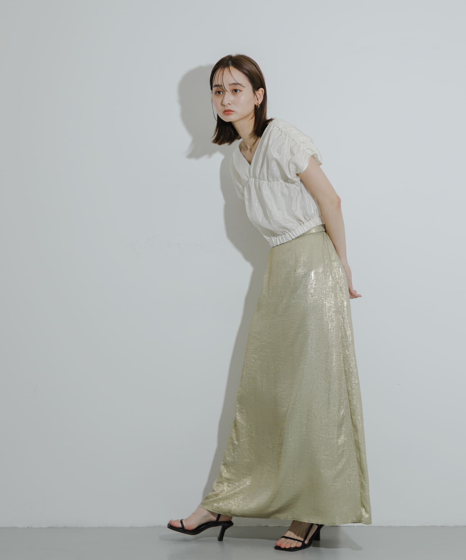 SENSE OF PLACE by URBAN RESEARCH「ハクプリントフレアスカート」|スカート|