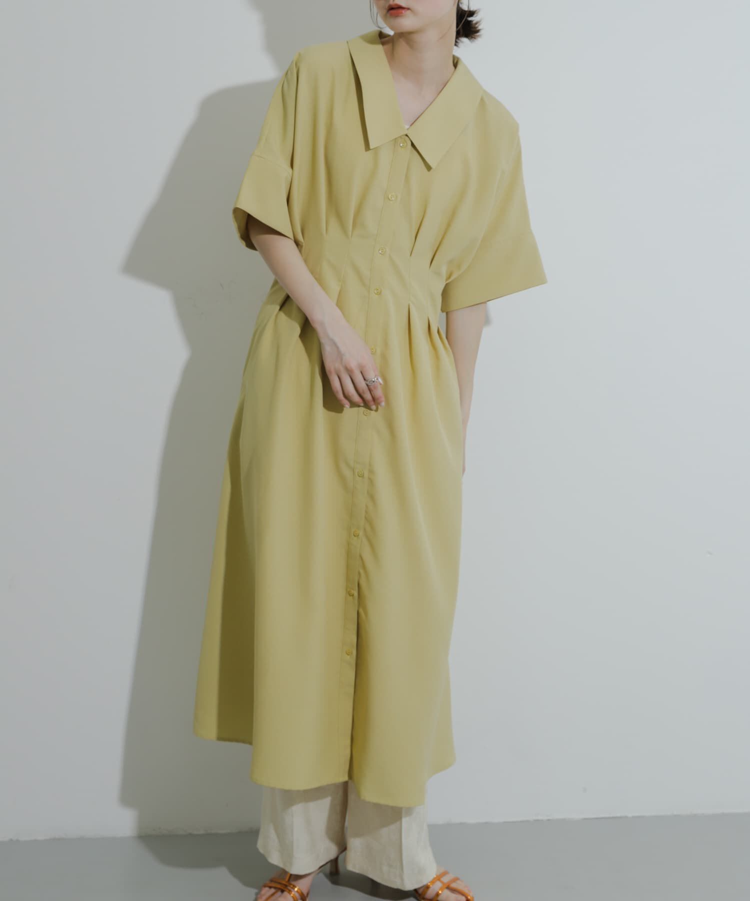 SENSE OF PLACE by URBAN RESEARCH「ウエストタックシャツワンピース」|ワンピース|