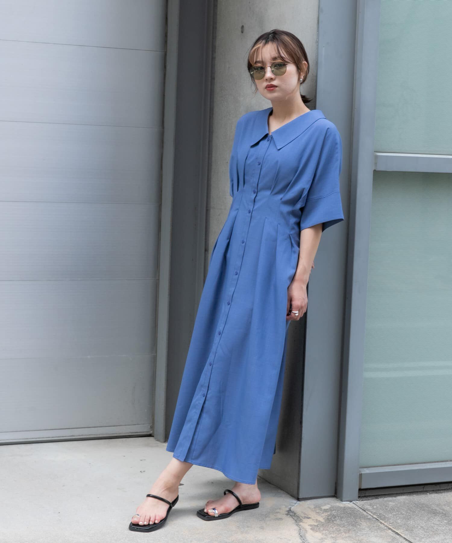 SENSE OF PLACE by URBAN RESEARCH「ウエストタックシャツワンピース」|ワンピース|