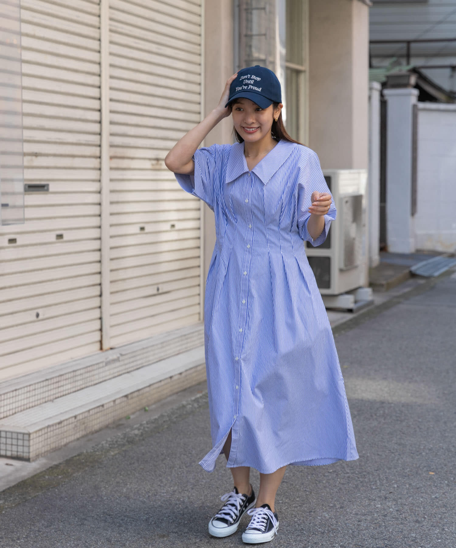 SENSE OF PLACE by URBAN RESEARCH「ウエストタックシャツワンピース」|ワンピース|