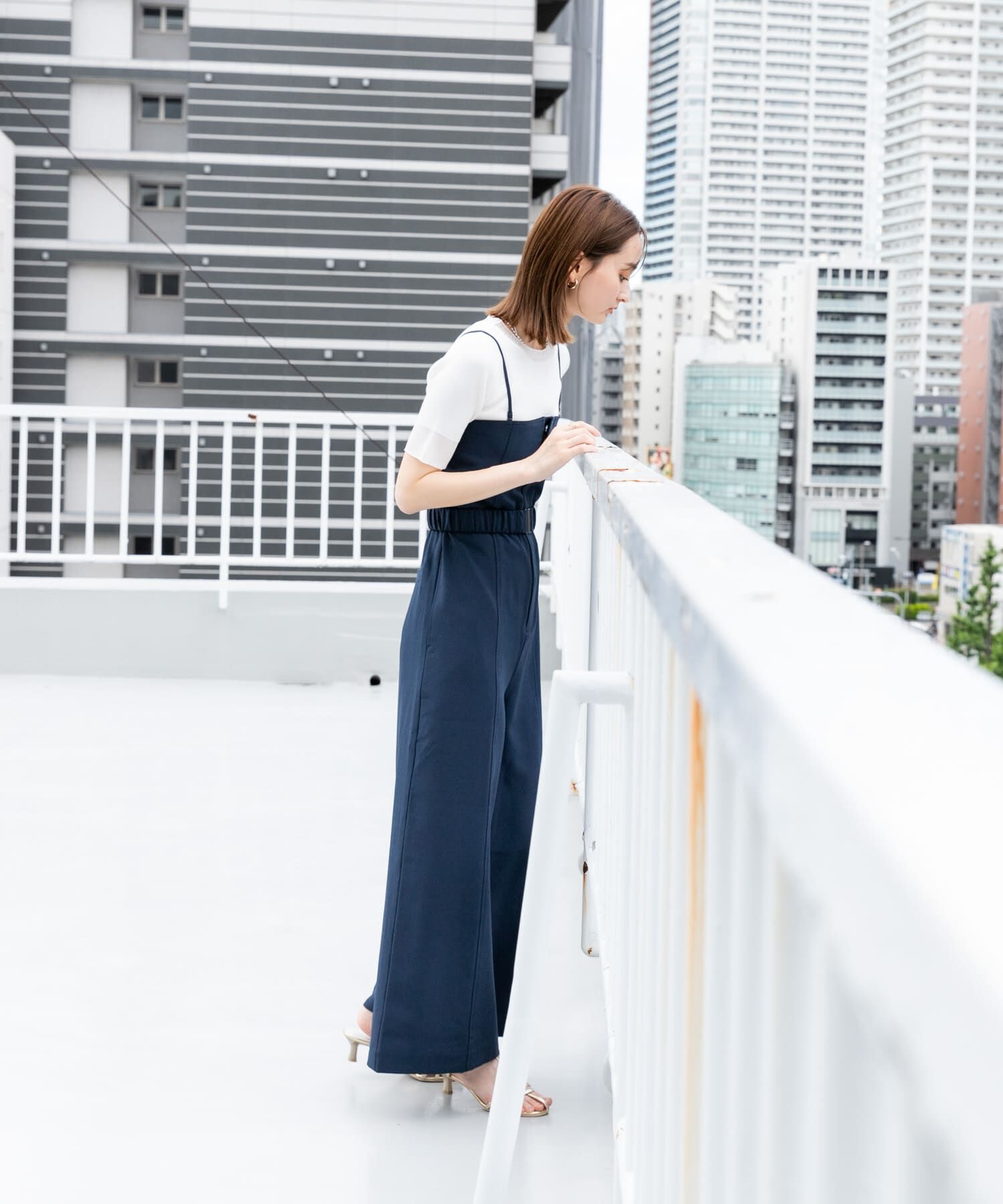 SENSE OF PLACE by URBAN RESEARCH「ストラップツキベルトベアパンツ」|スカート|