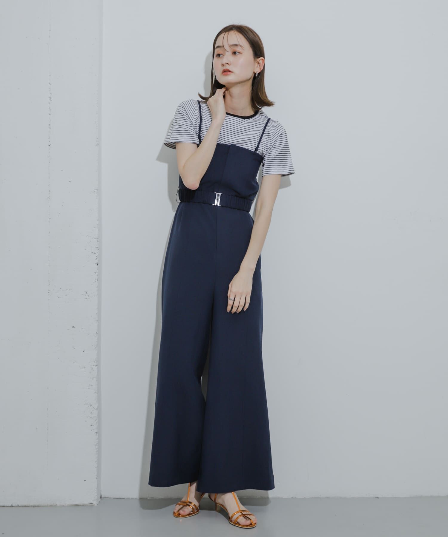 SENSE OF PLACE by URBAN RESEARCH「ストラップツキベルトベアパンツ」|スカート|