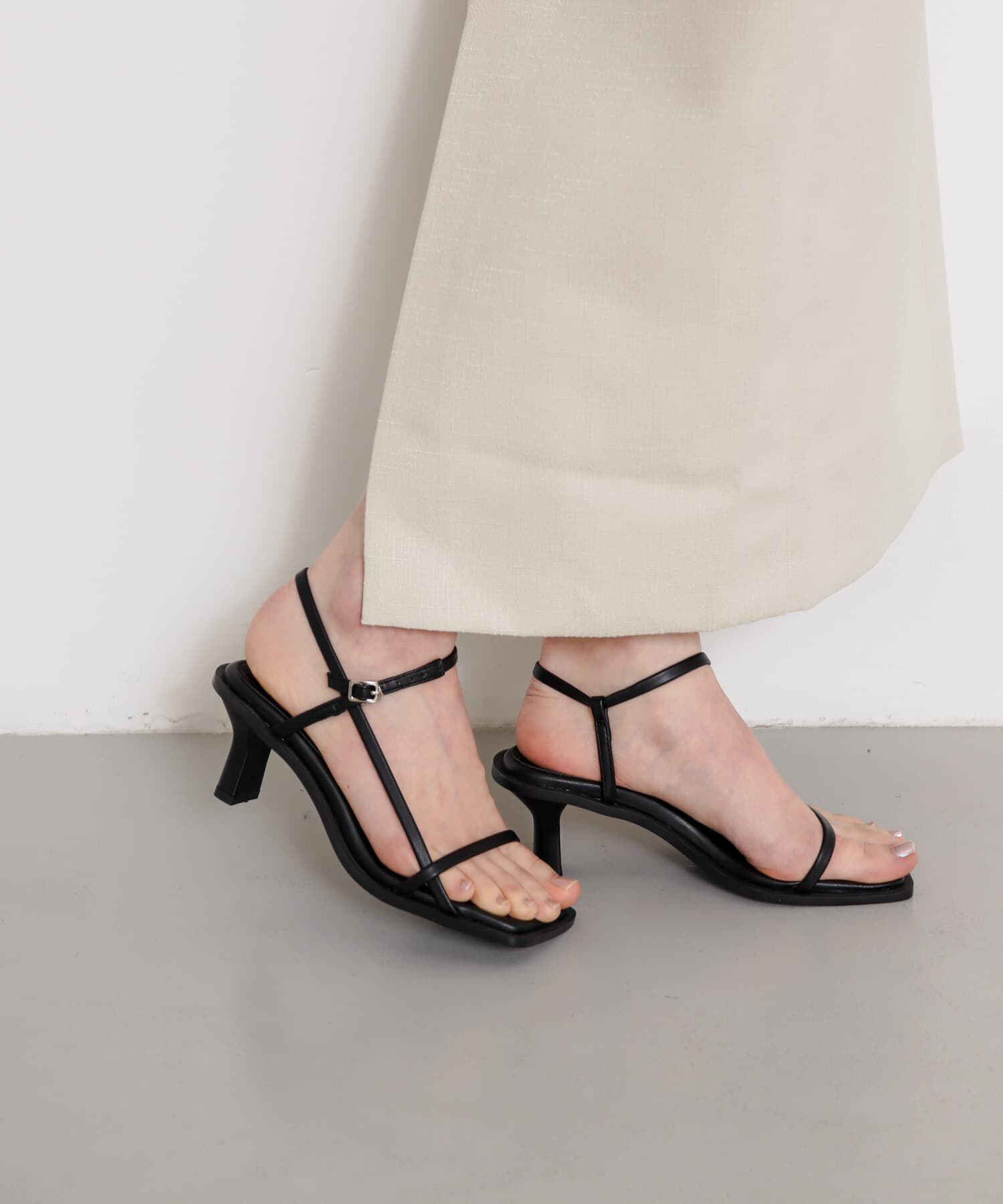 SENSE OF PLACE by URBAN RESEARCH「ワイドスクエアストラップサンダル」|サンダル|