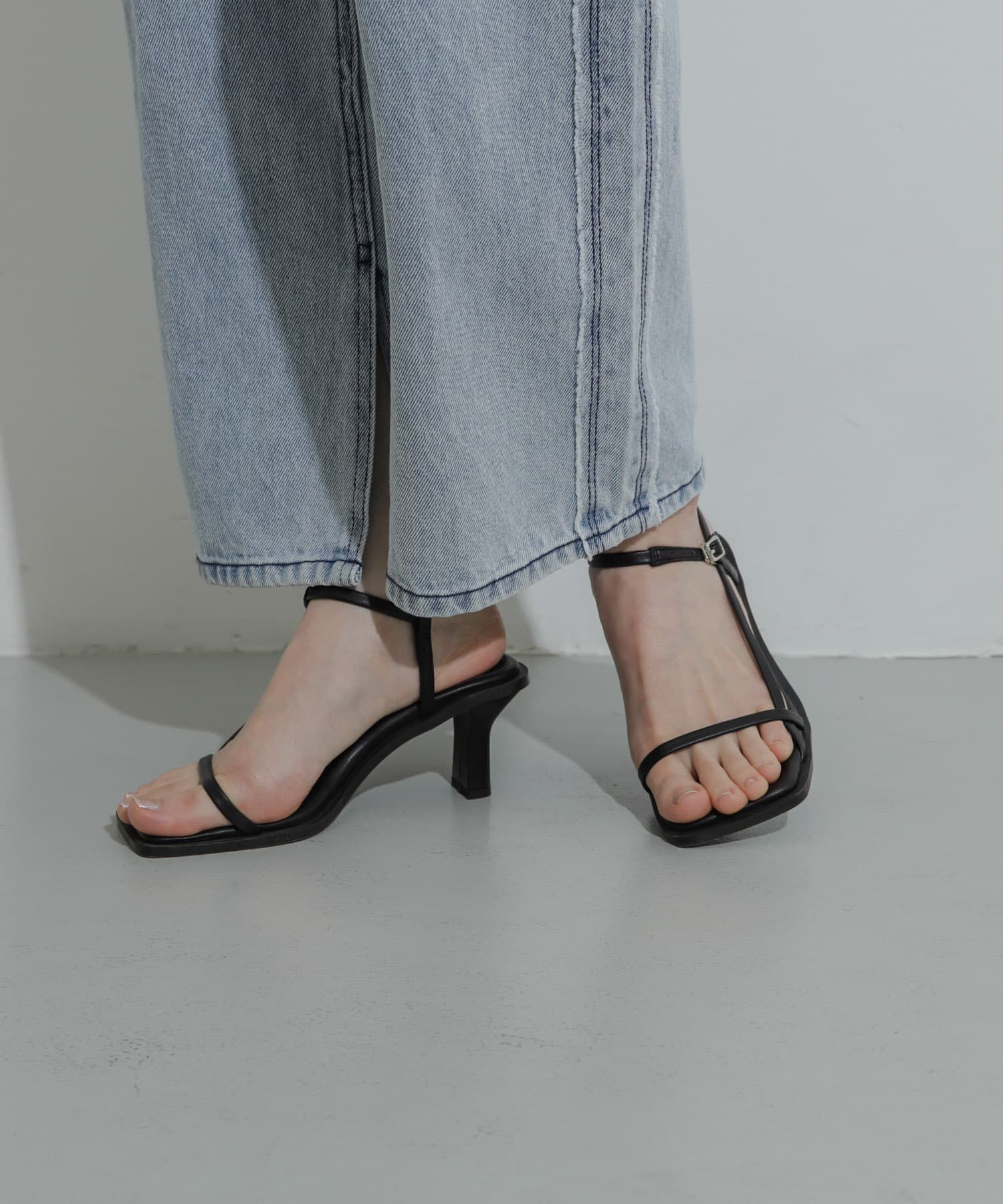 SENSE OF PLACE by URBAN RESEARCH「ワイドスクエアストラップサンダル」|サンダル|