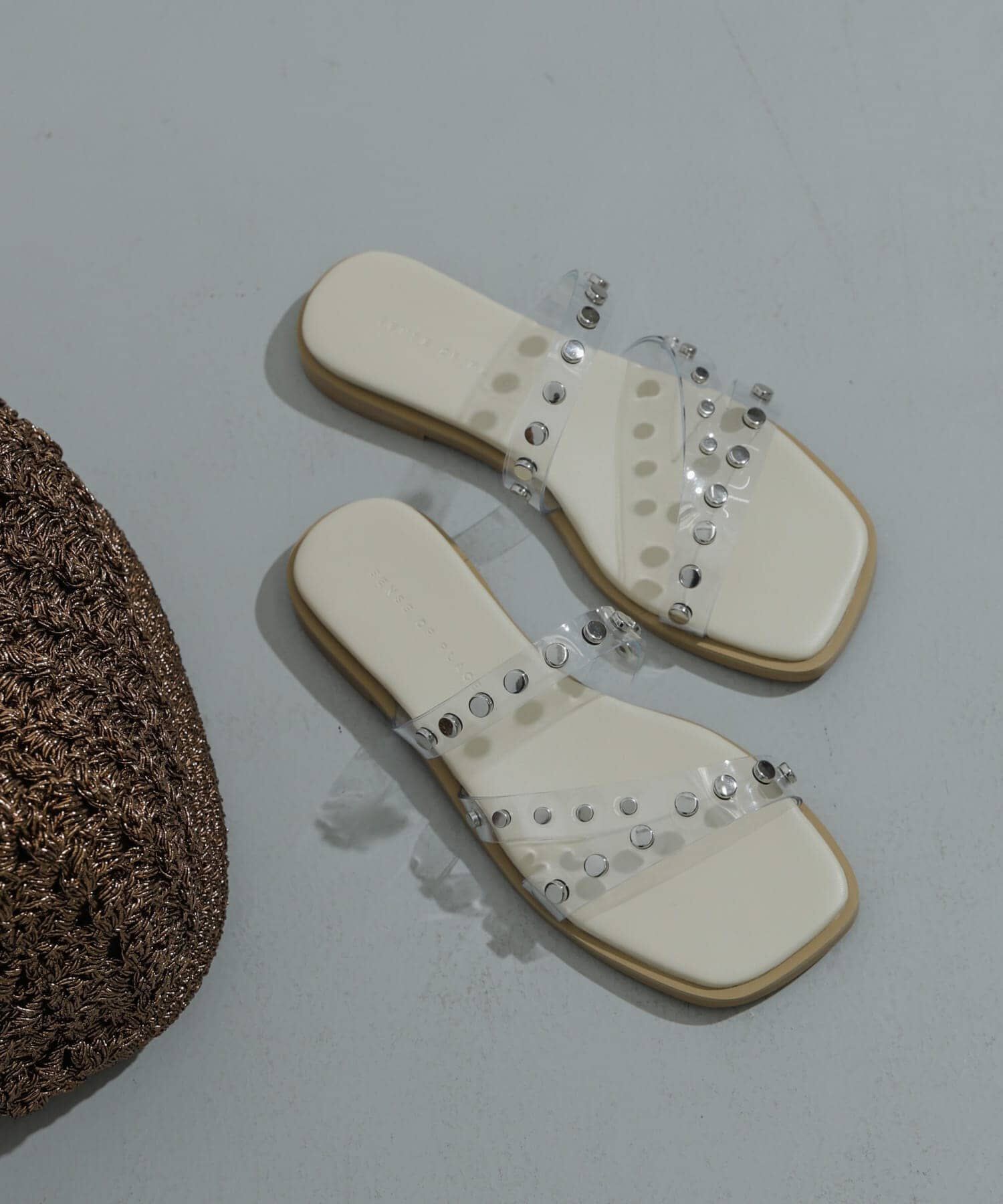 SENSE OF PLACE by URBAN RESEARCH「スタッズフラットサンダル」|サンダル|