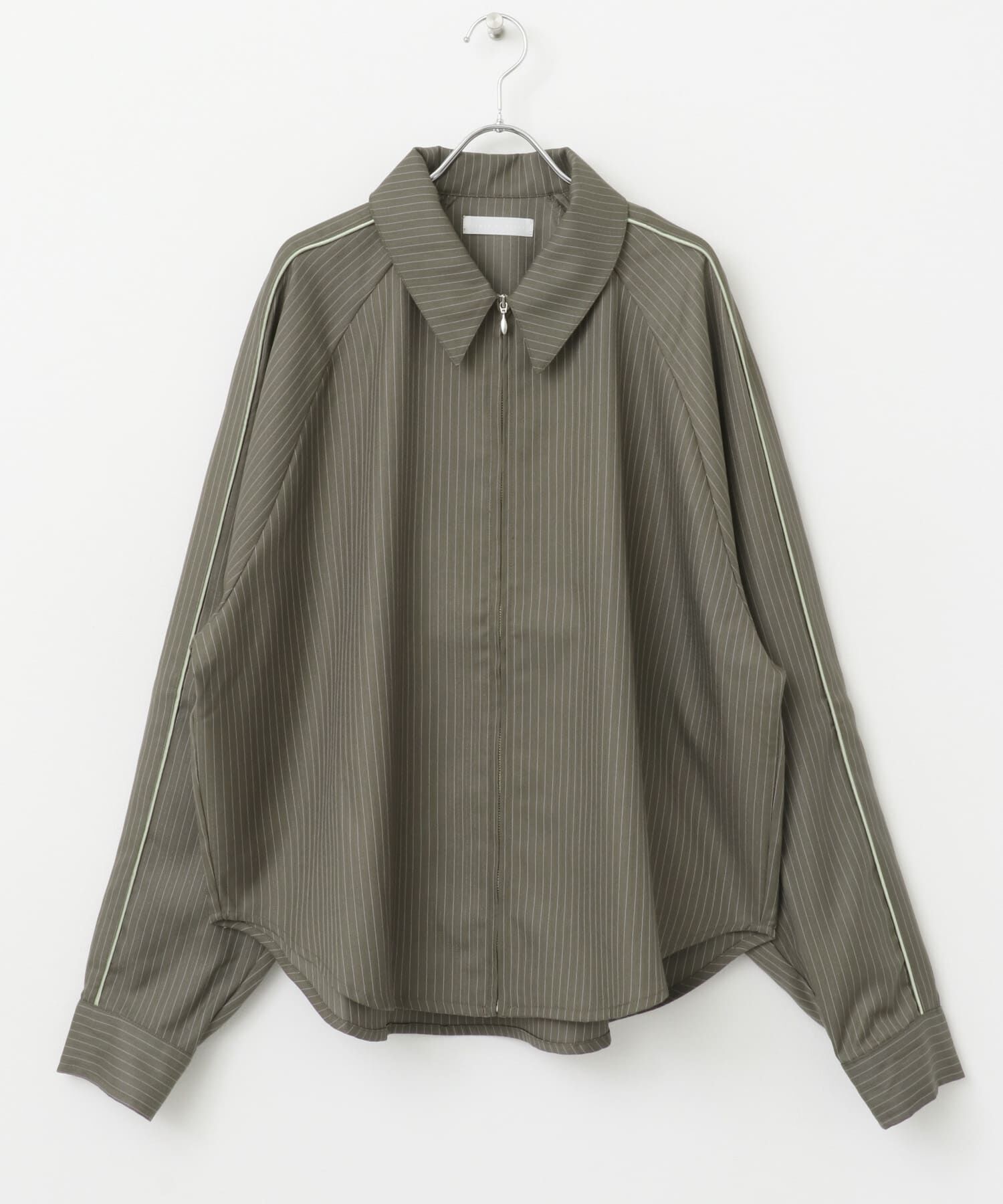 SENSE OF PLACE by URBAN RESEARCH「サイドラインピンストライプジップシャツ」|シャツ・ブラウス|