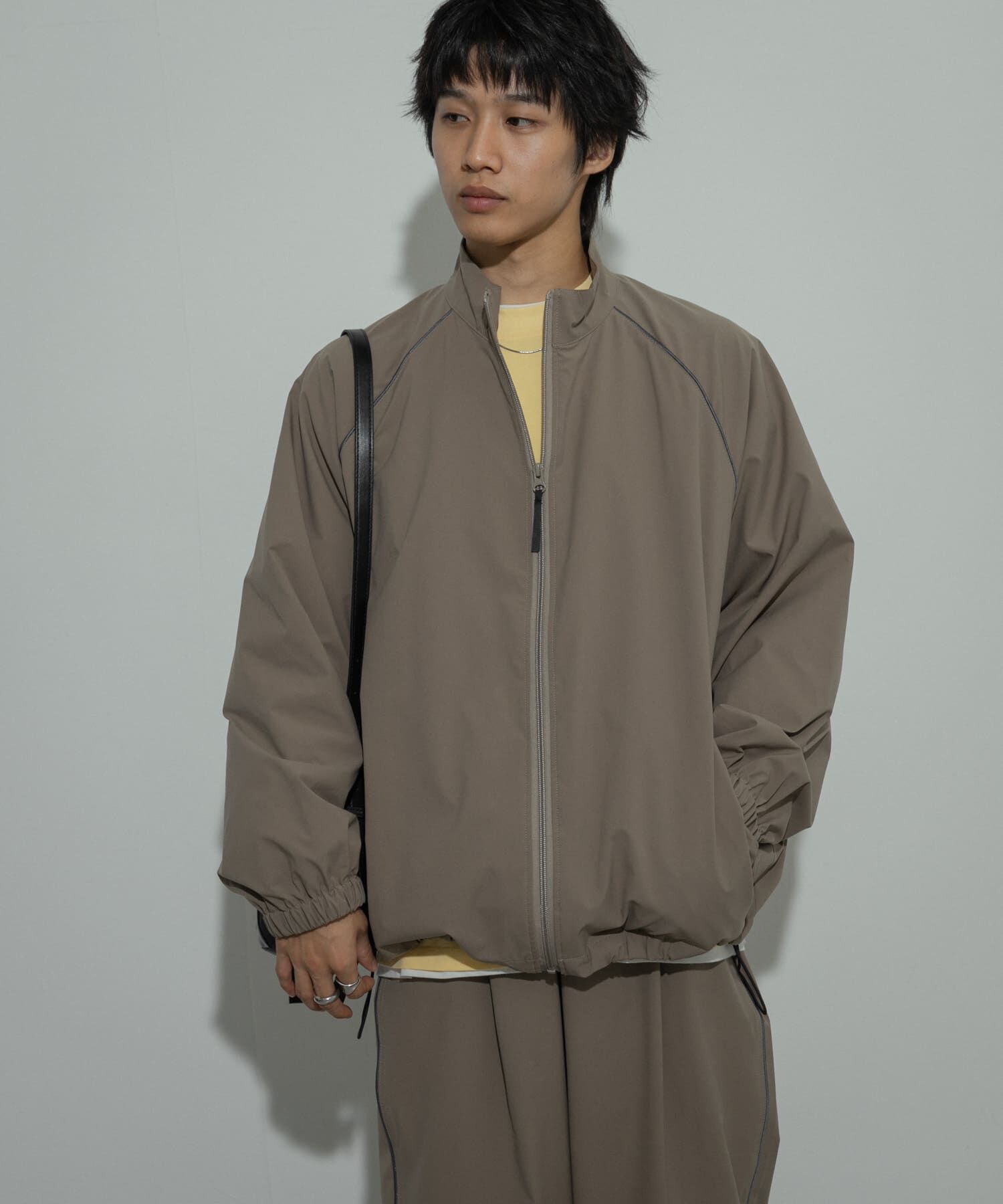 SENSE OF PLACE by URBAN RESEARCH「『セットアップ対応』パイピングスタンドブルゾン」|ブルゾン・スタジャン|