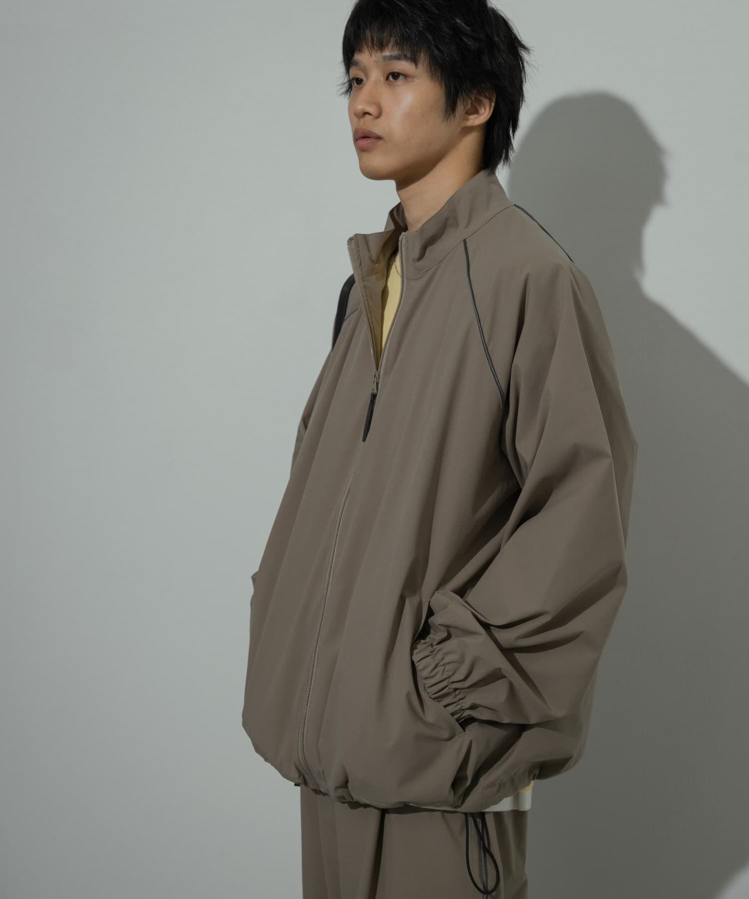SENSE OF PLACE by URBAN RESEARCH「『セットアップ対応』パイピングスタンドブルゾン」|ブルゾン・スタジャン|