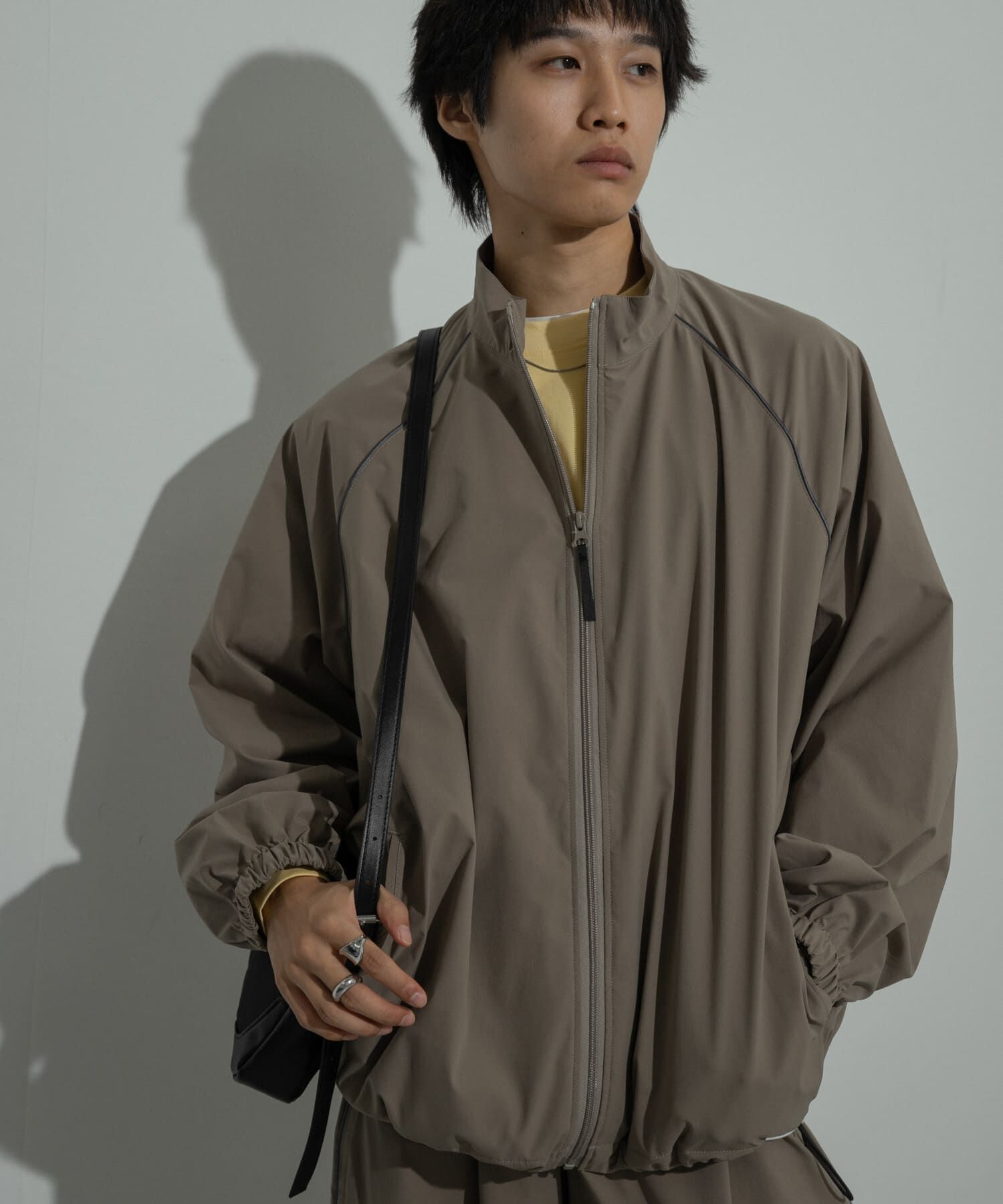 SENSE OF PLACE by URBAN RESEARCH「『セットアップ対応』パイピングスタンドブルゾン」|ブルゾン・スタジャン|