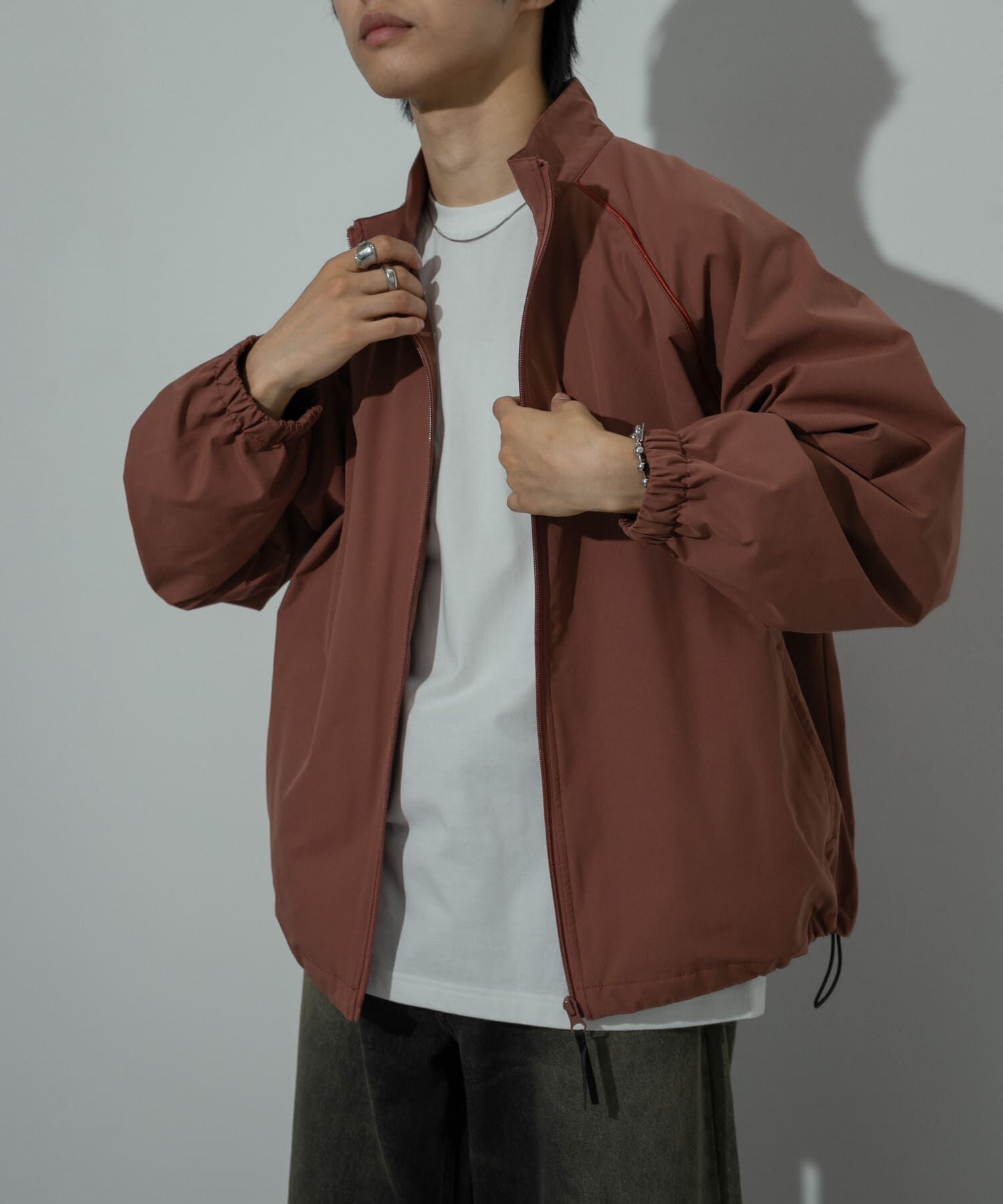 SENSE OF PLACE by URBAN RESEARCH「『セットアップ対応』パイピングスタンドブルゾン」|ブルゾン・スタジャン|