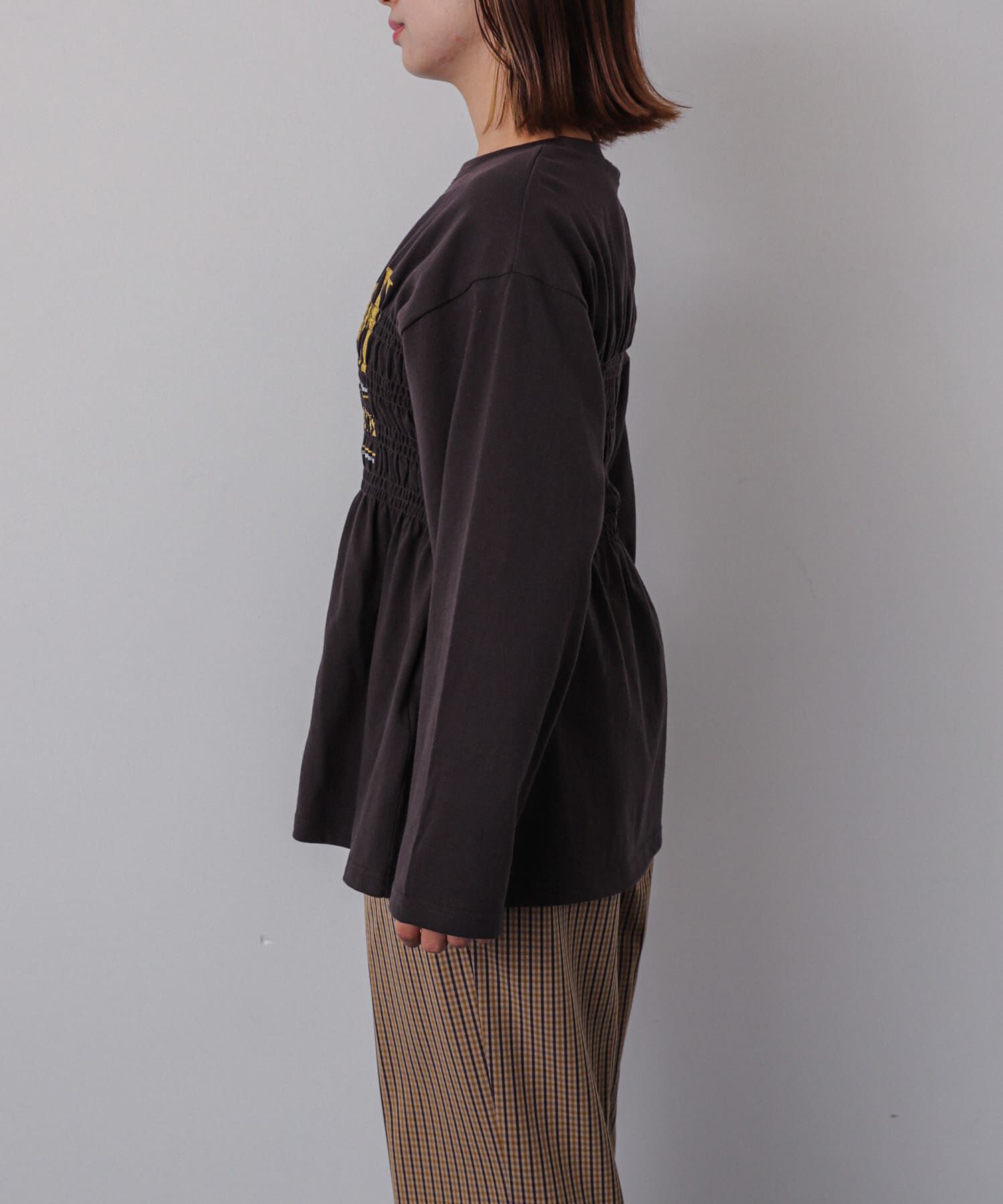 SENSE OF PLACE by URBAN RESEARCH「シャーリンググラフィックロングスリーブTシャツ」|Tシャツ・カットソー|