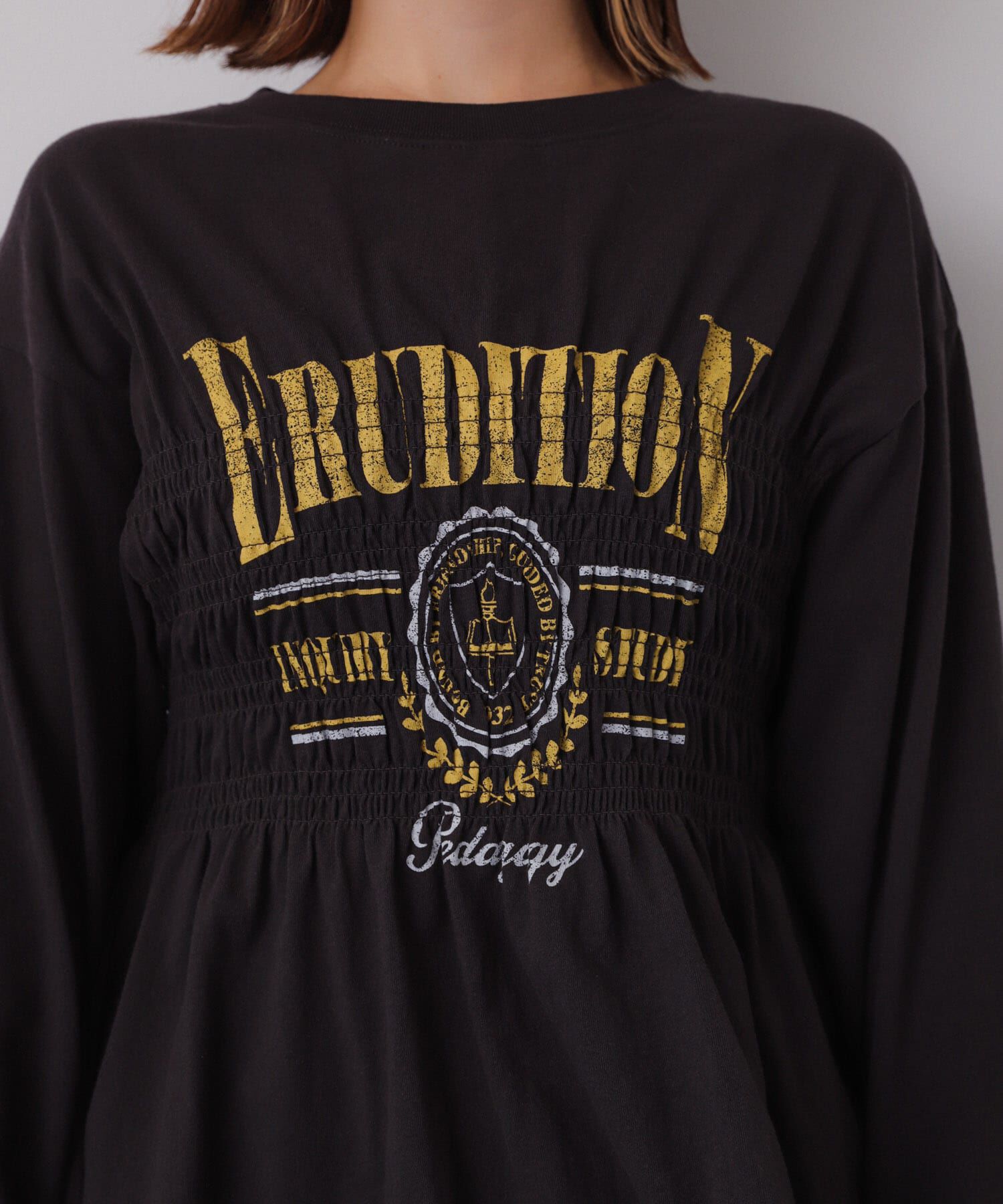 SENSE OF PLACE by URBAN RESEARCH「シャーリンググラフィックロングスリーブTシャツ」|Tシャツ・カットソー|