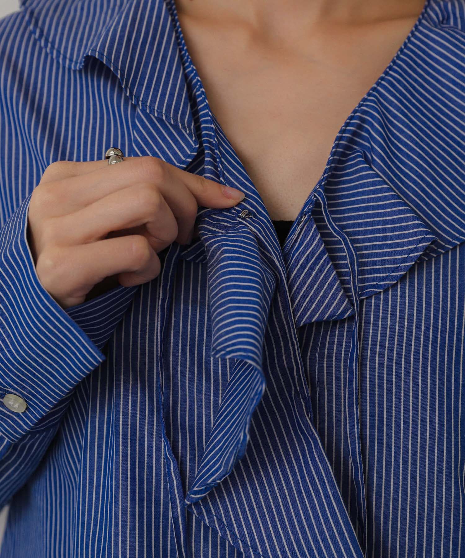 SENSE OF PLACE by URBAN RESEARCH「フリルカラーブラウス」|シャツ・ブラウス|