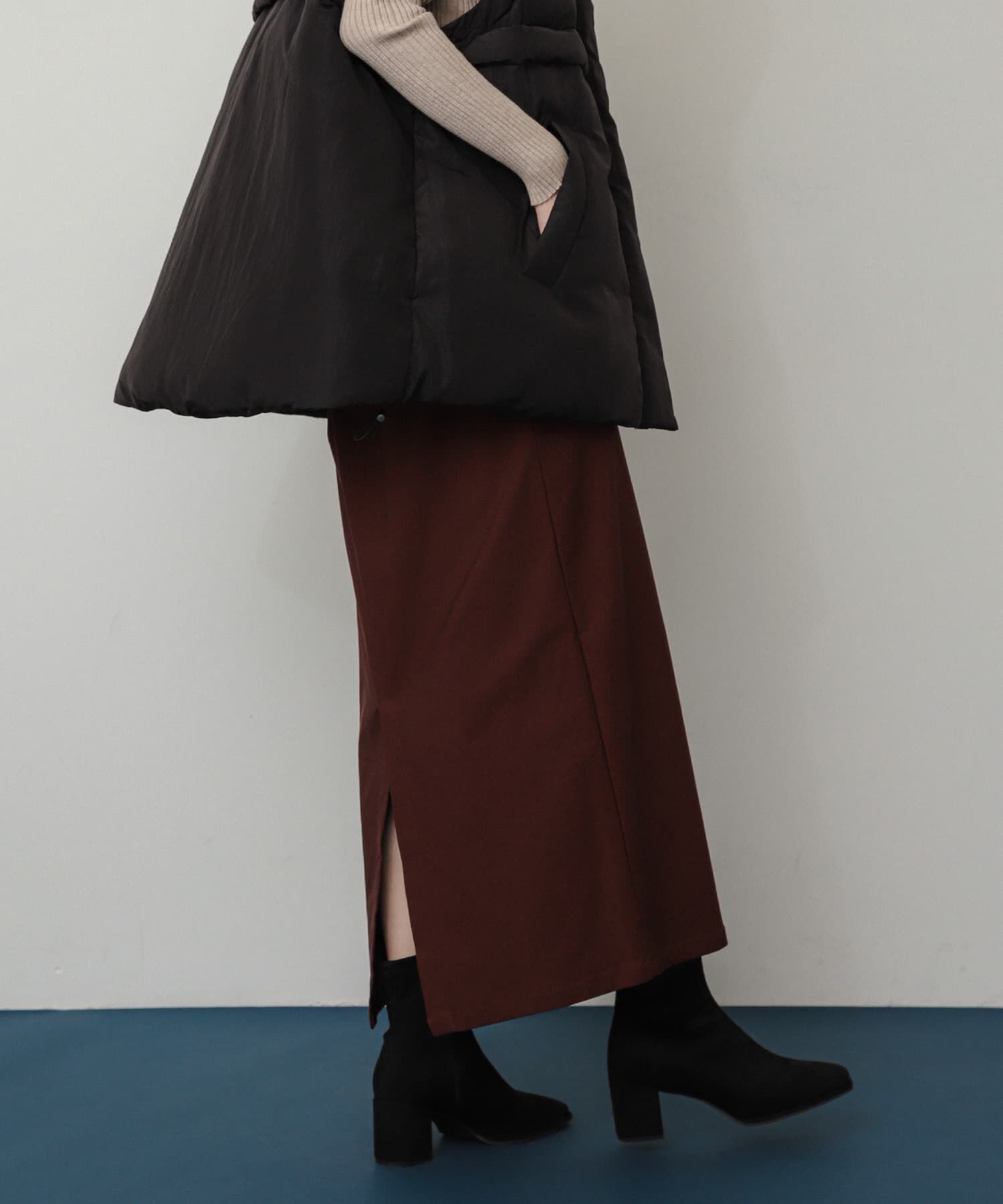 SENSE OF PLACE by URBAN RESEARCH「『一部WEB限定ｶﾗｰ』『TALLｻｲｽﾞ/WEB限定』ｽﾄﾚｯﾁｻｽﾂｷﾊｲｳ  」|スカート|