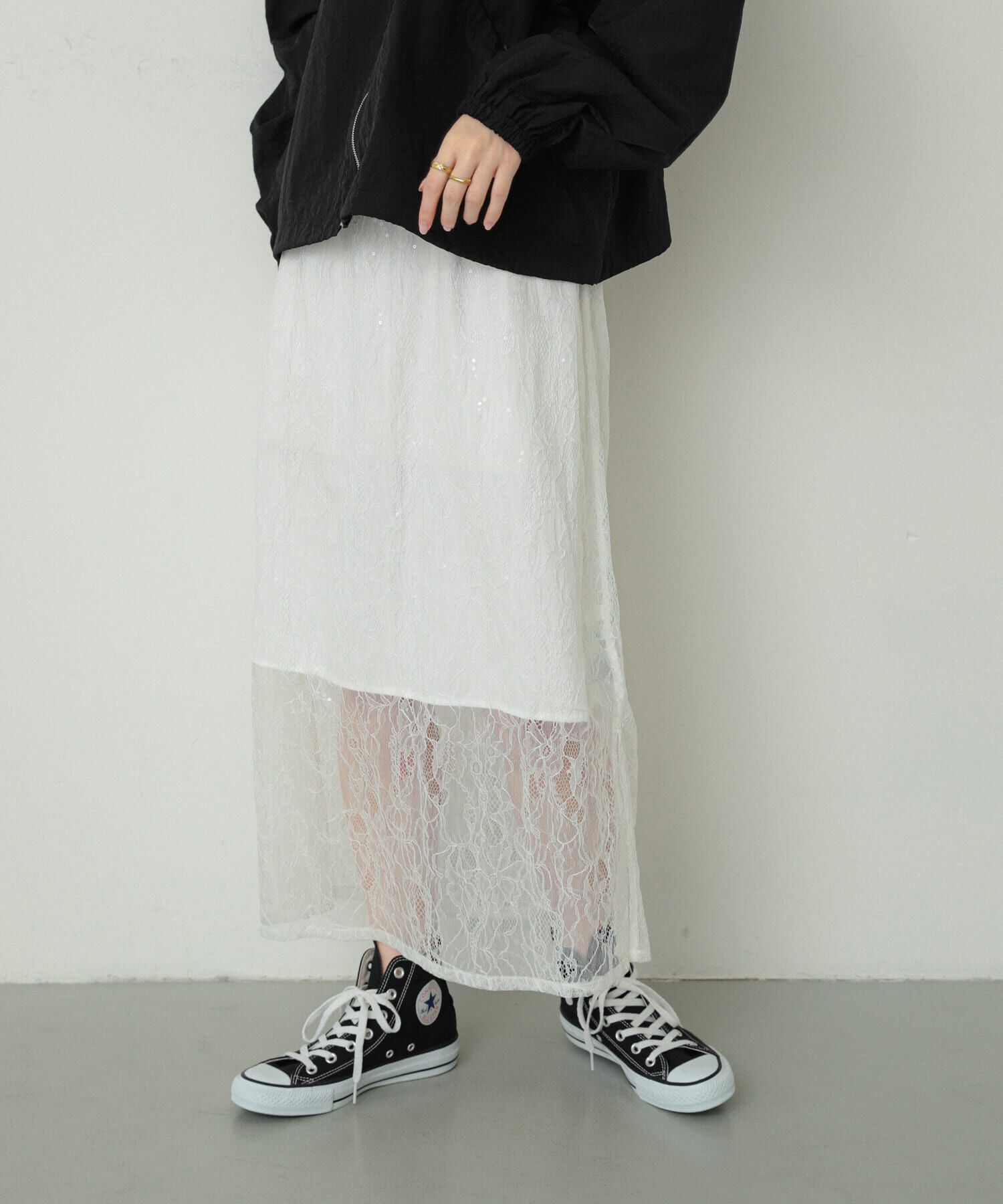 SENSE OF PLACE by URBAN RESEARCH「2WAYスパンコールスカート」|スカート|