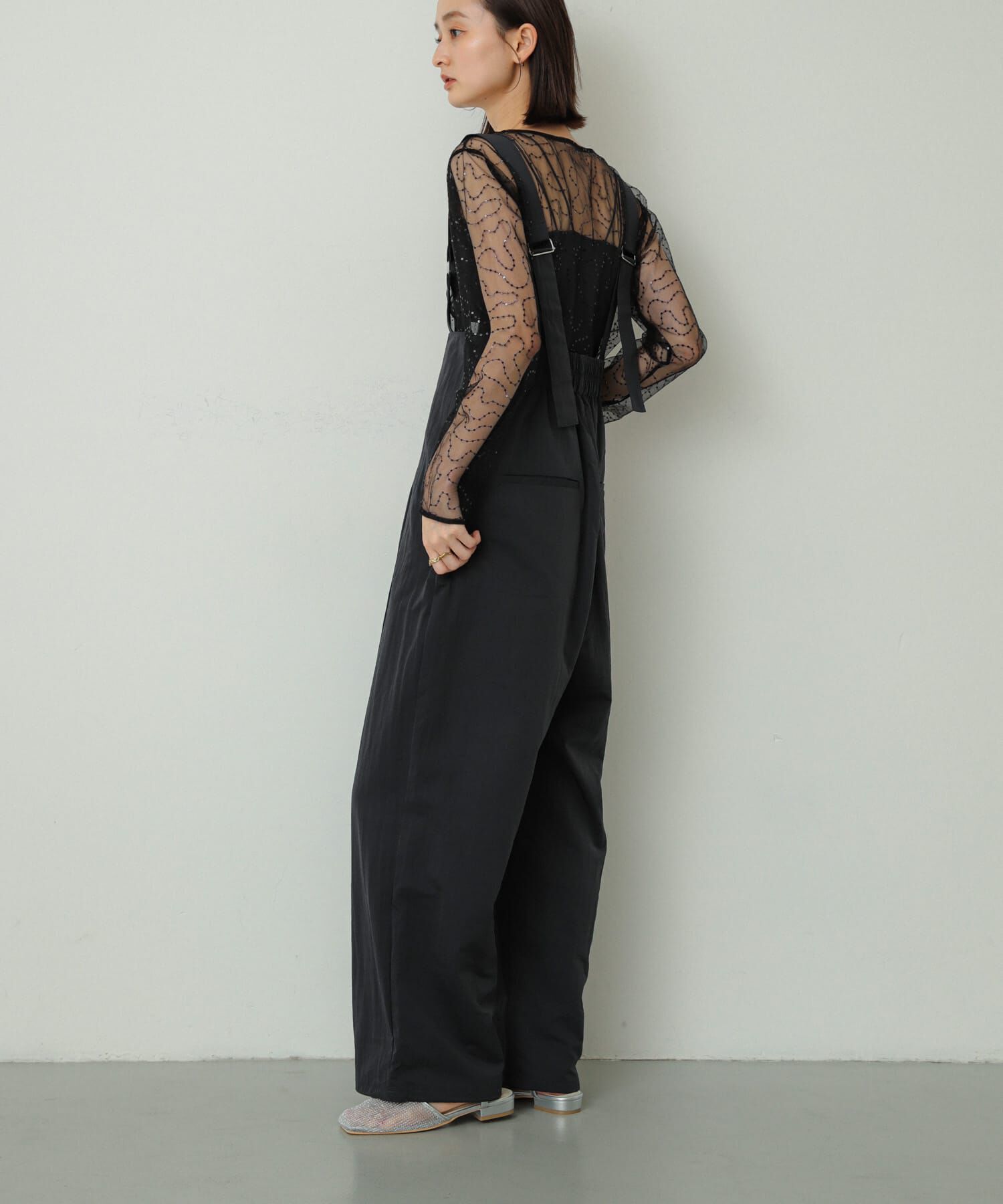 SENSE OF PLACE by URBAN RESEARCH「ハイウエストオーバーオール」|スカート|