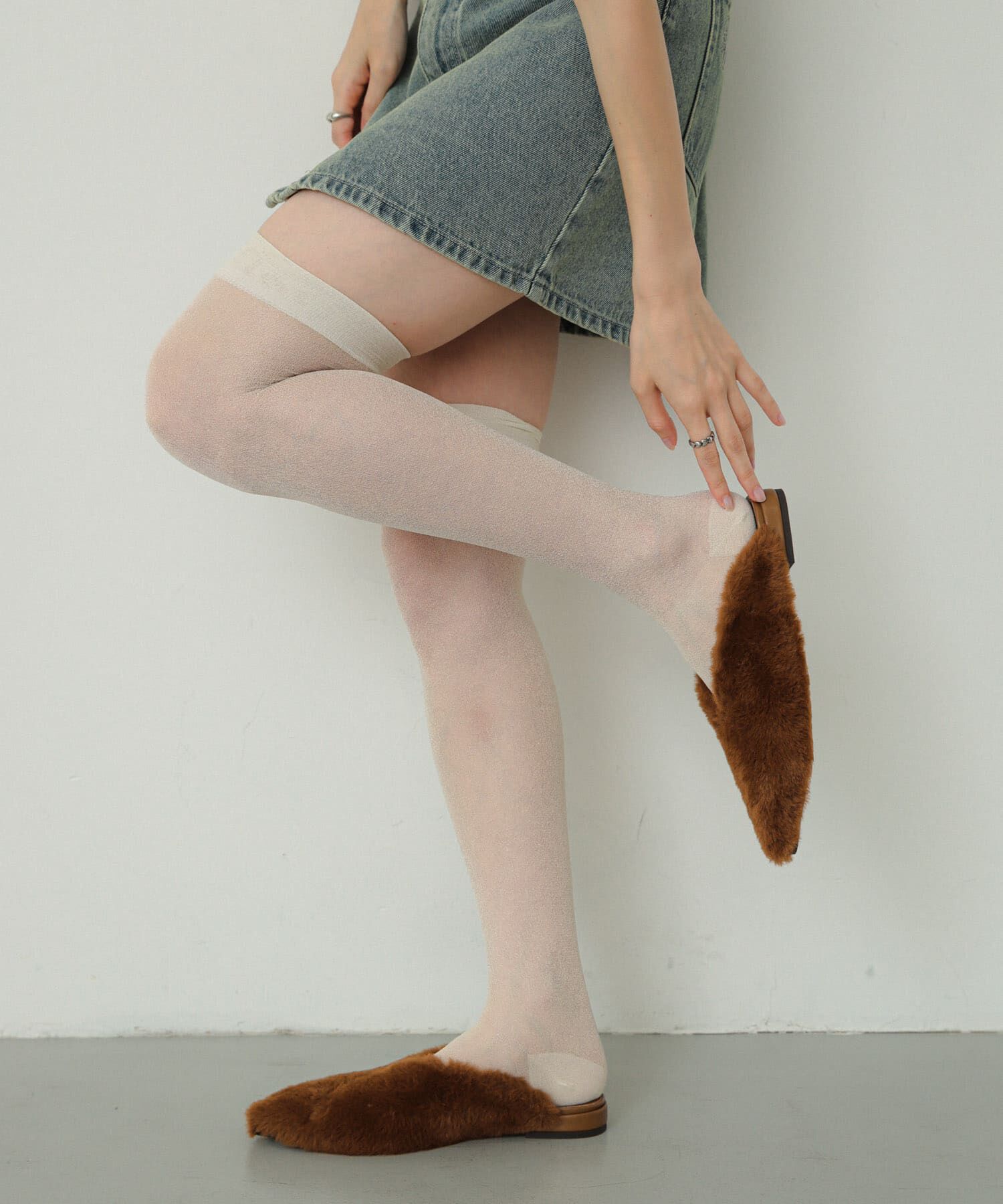 SENSE OF PLACE by URBAN RESEARCH「ニーハイソックス」|ソックス|アイボリー