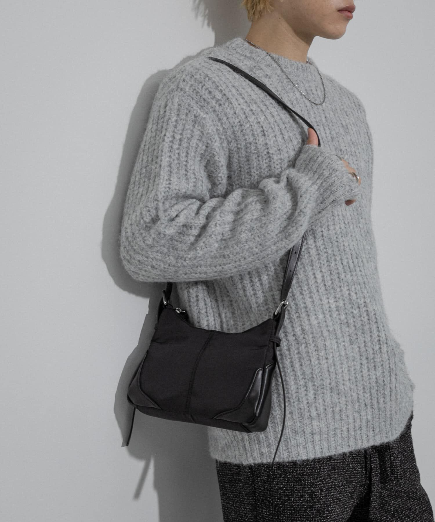 SENSE OF PLACE by URBAN RESEARCH「シャギークルーネックニット」|ニット・セーター|ライトグレー