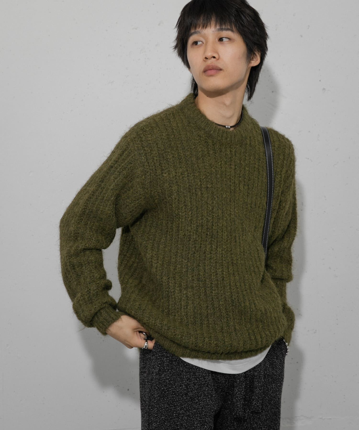 SENSE OF PLACE by URBAN RESEARCH「シャギークルーネックニット」|ニット・セーター|