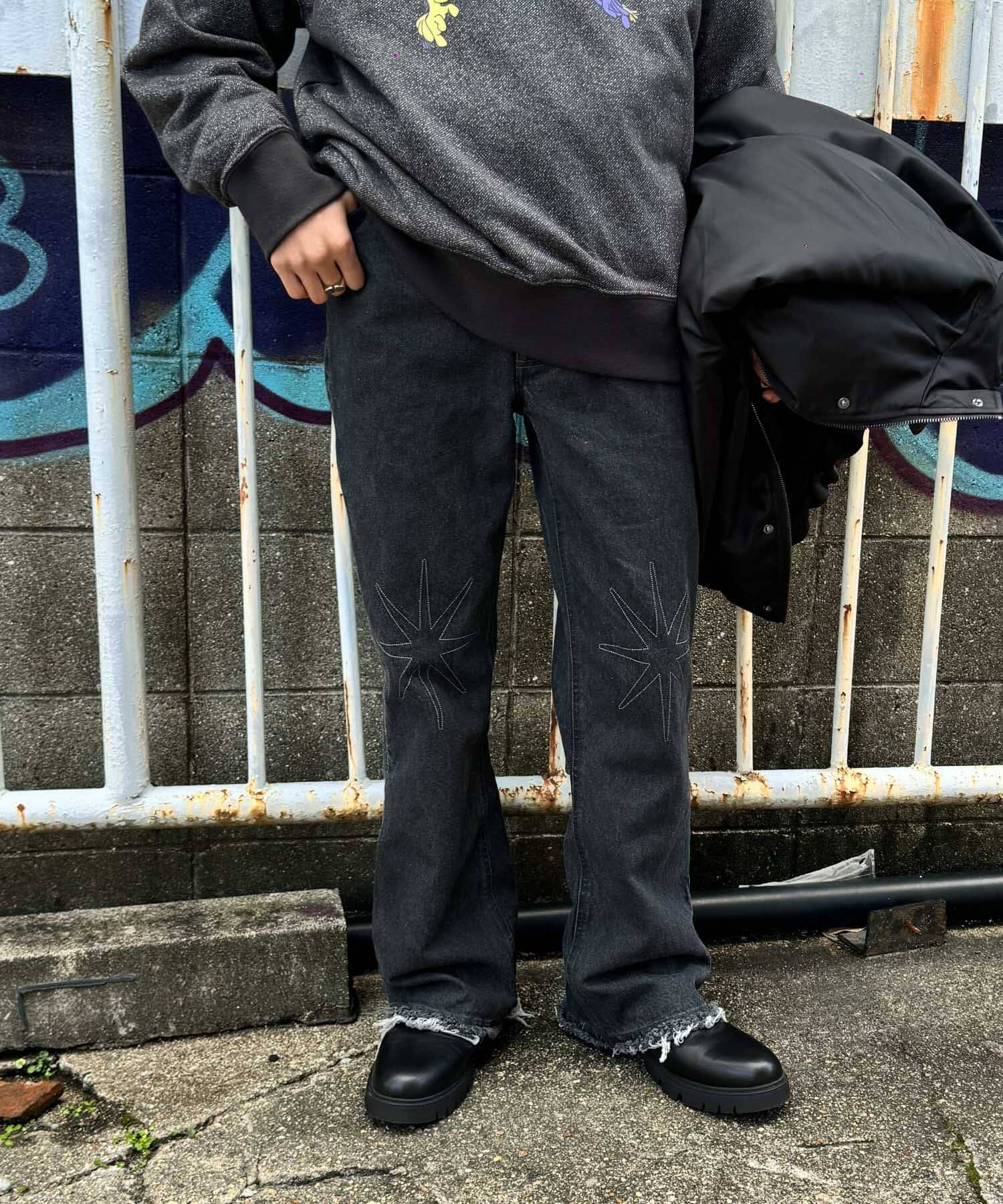 SENSE OF PLACE by URBAN RESEARCH「『別注』SHUHEI KOKI&times;SENSE OF PLACE　フレアデニム」|デニム|