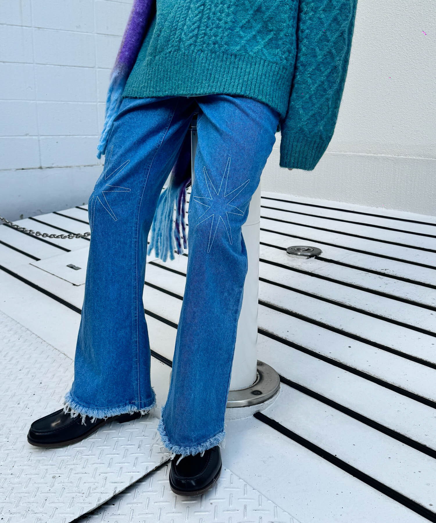 SENSE OF PLACE by URBAN RESEARCH「『別注』SHUHEI KOKI&times;SENSE OF PLACE　フレアデニム」|デニム|