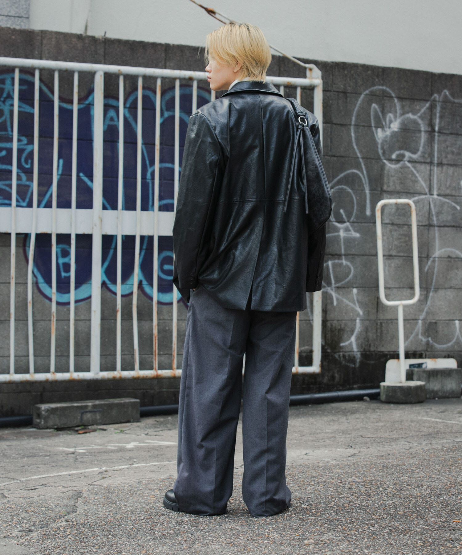 SENSE OF PLACE by URBAN RESEARCH「フェイクレザーミドルジャケット」|その他|