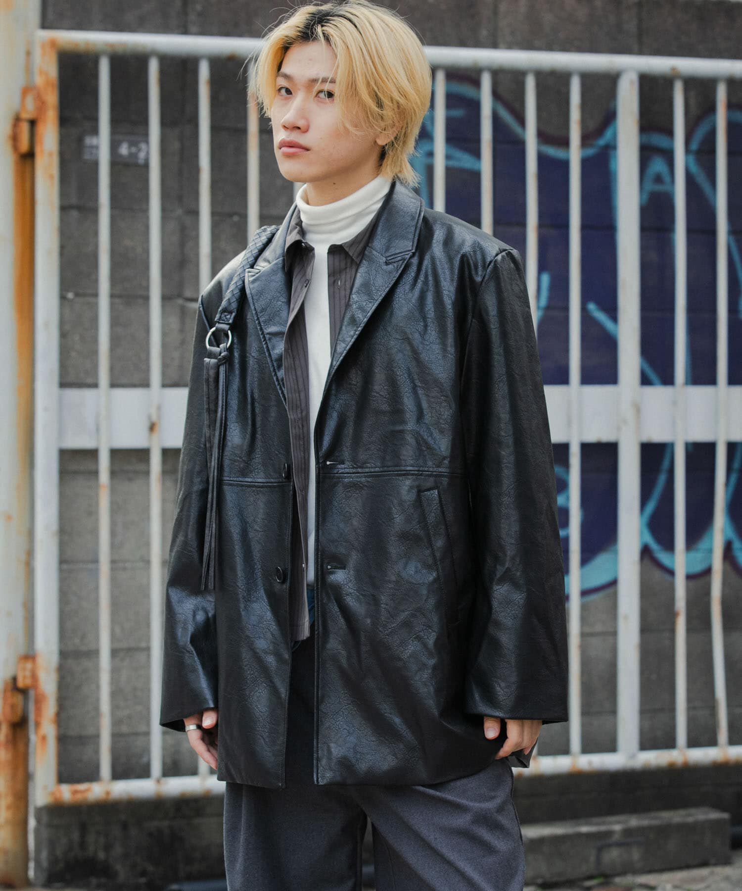 SENSE OF PLACE by URBAN RESEARCH「フェイクレザーミドルジャケット」|その他|