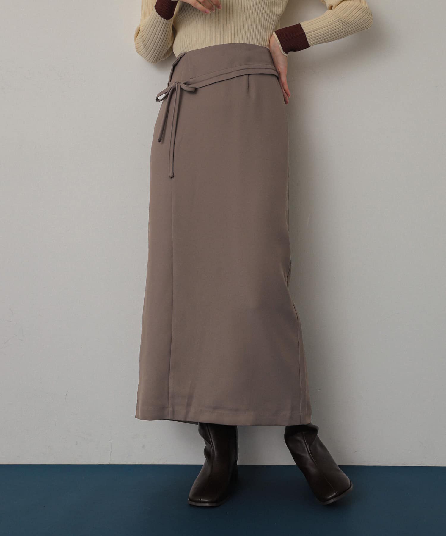 SENSE OF PLACE by URBAN RESEARCH「アシンメトリーオリカエシペンシルスカート」|スカート|