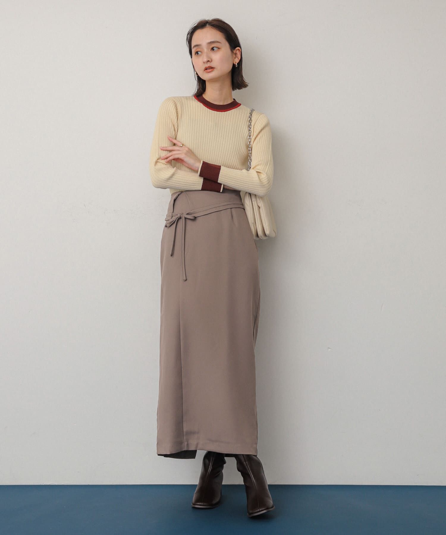 SENSE OF PLACE by URBAN RESEARCH「アシンメトリーオリカエシペンシルスカート」|スカート|