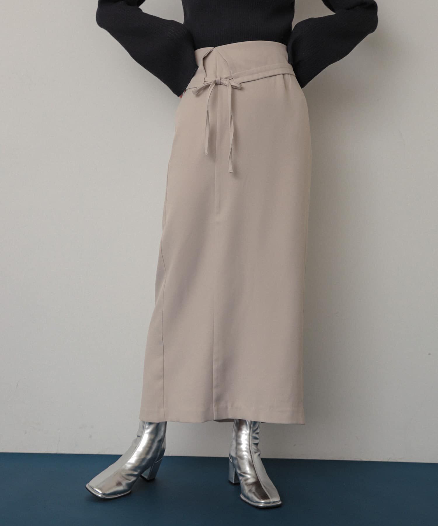 SENSE OF PLACE by URBAN RESEARCH「アシンメトリーオリカエシペンシルスカート」|スカート|