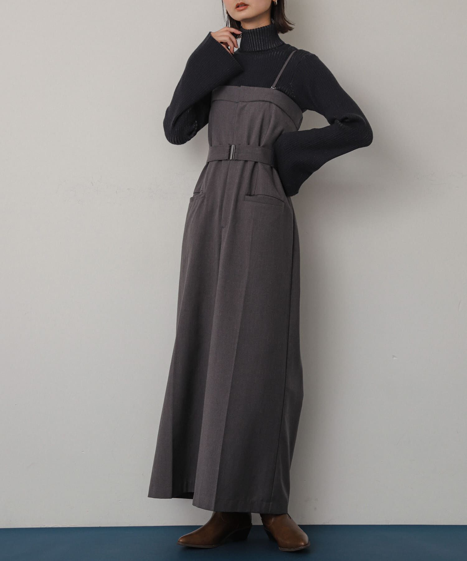 SENSE OF PLACE by URBAN RESEARCH「ベアオールインワン」|スカート|