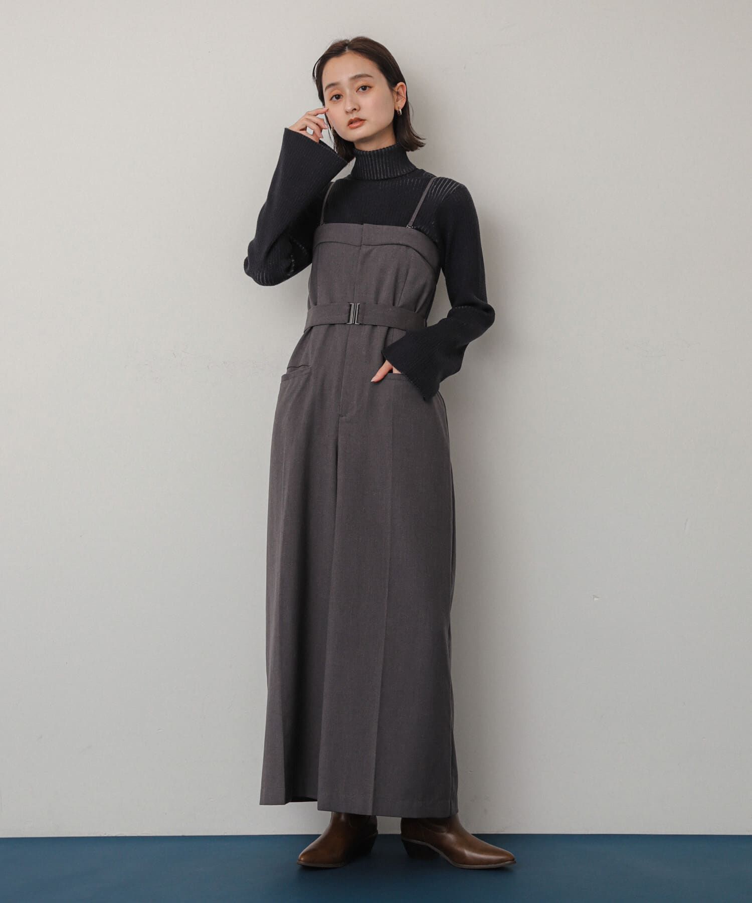 SENSE OF PLACE by URBAN RESEARCH「ベアオールインワン」|スカート|