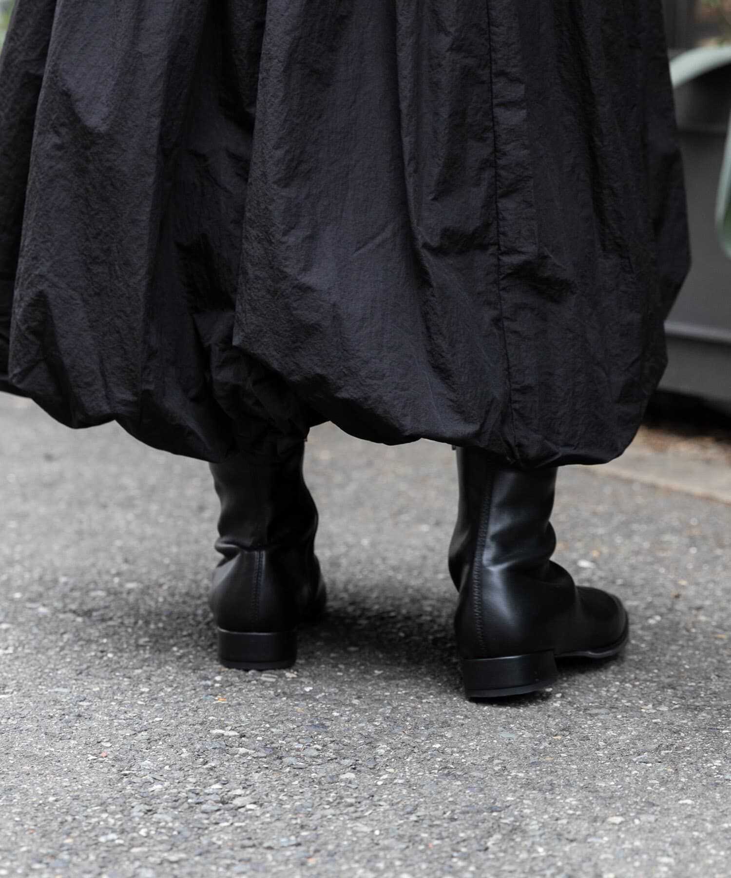 SENSE OF PLACE by URBAN RESEARCH「スクエアトゥセンターシームストレッチローブーツ」|ショートブーツ|