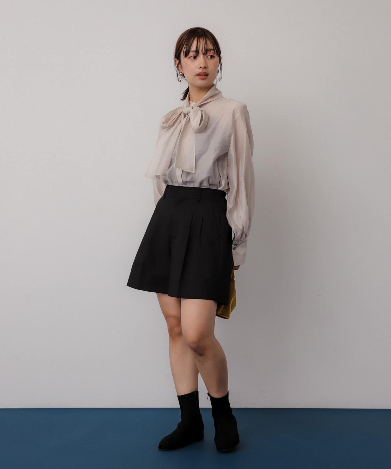 SENSE OF PLACE by URBAN RESEARCH「スクエアトゥセンターシームストレッチローブーツ」|ショートブーツ|