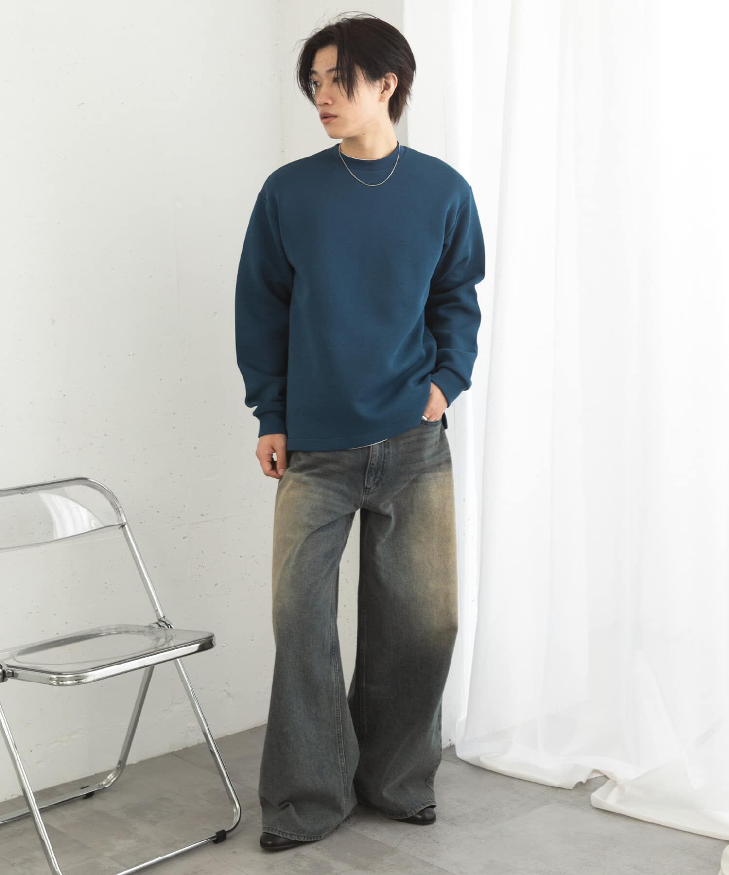 SENSE OF PLACE by URBAN RESEARCH「ダンボールクルーネックスウェット」|スウェット・ジャージ|