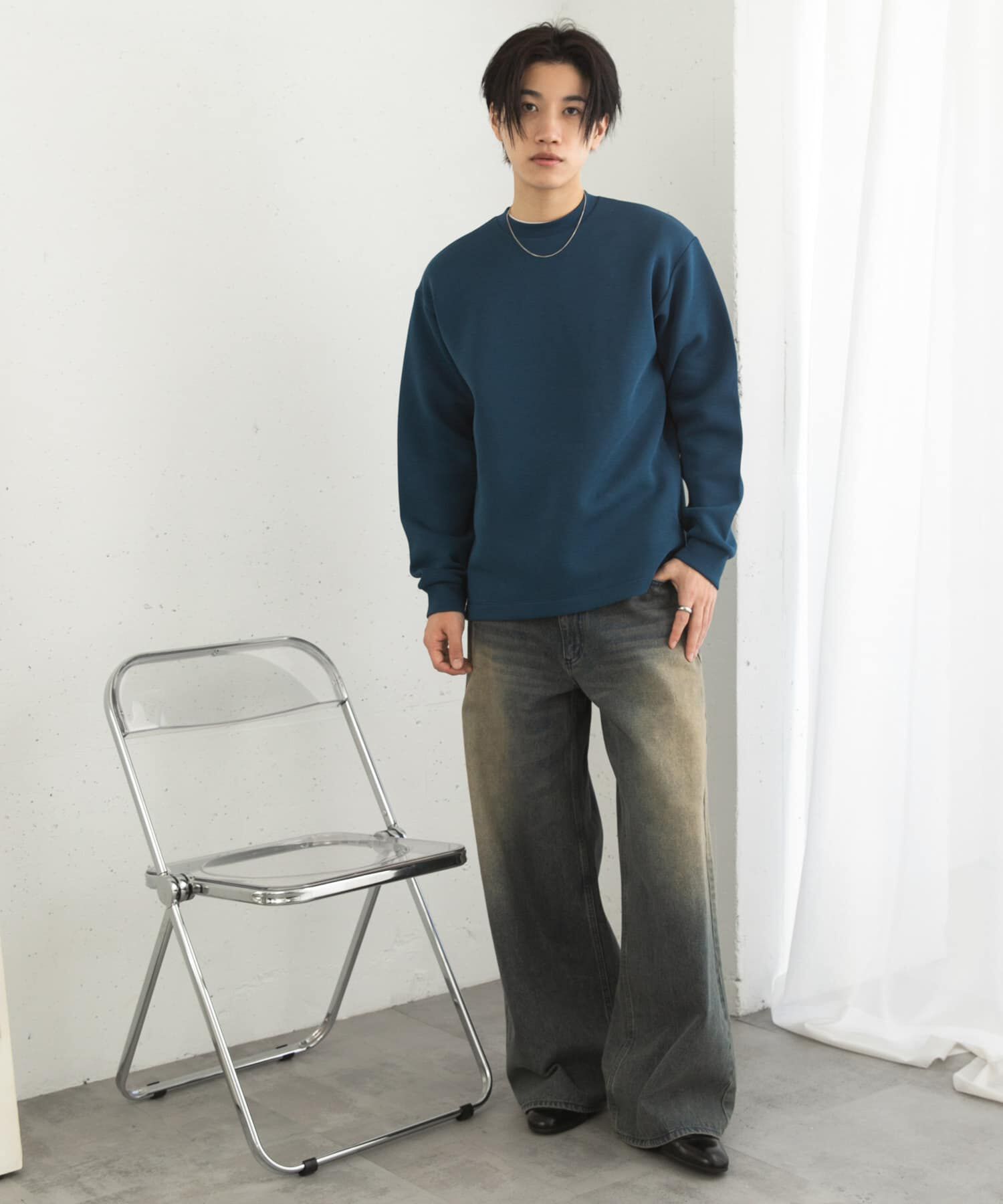 SENSE OF PLACE by URBAN RESEARCH「ダンボールクルーネックスウェット」|スウェット・ジャージ|