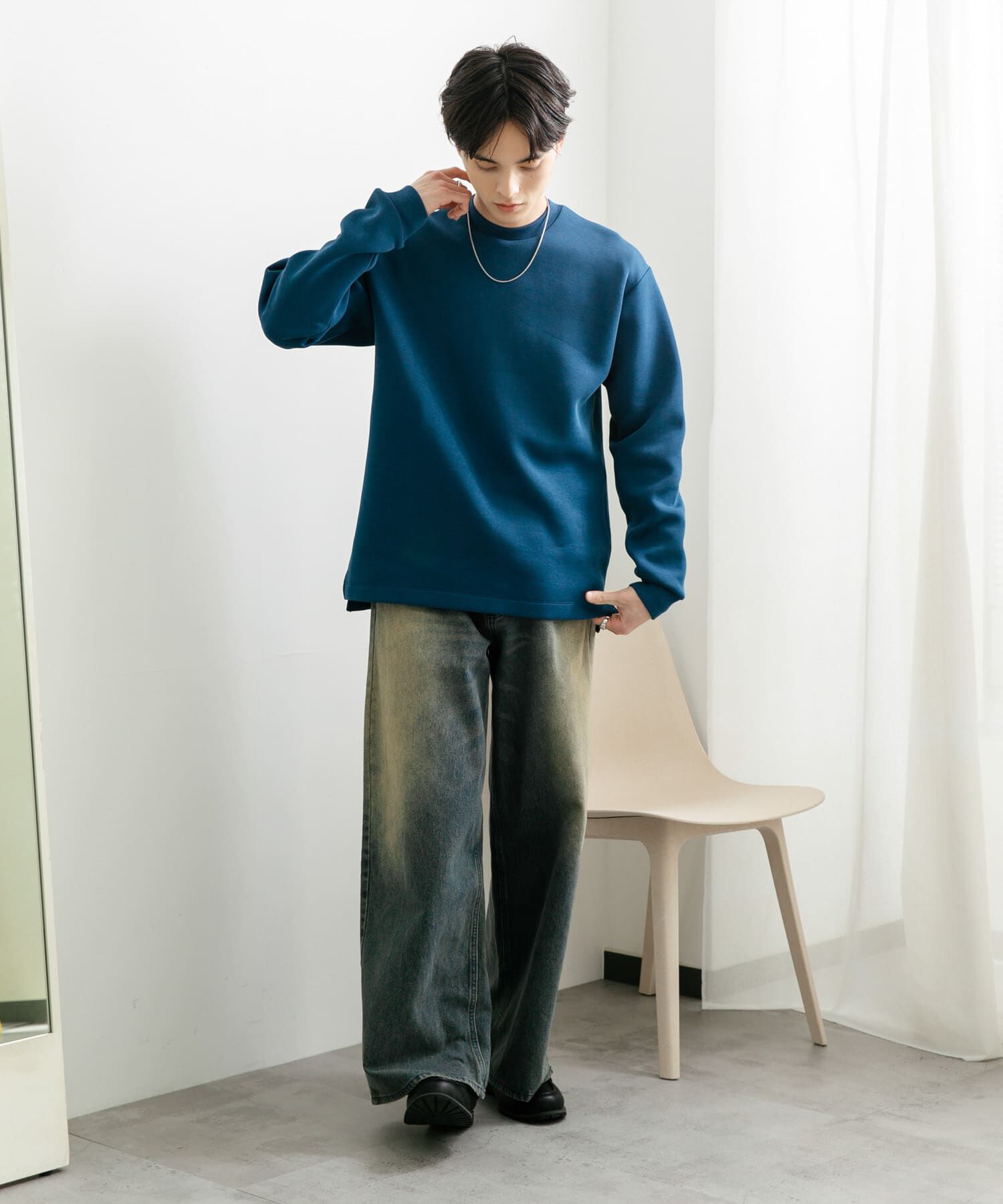 SENSE OF PLACE by URBAN RESEARCH「ダンボールクルーネックスウェット」|スウェット・ジャージ|