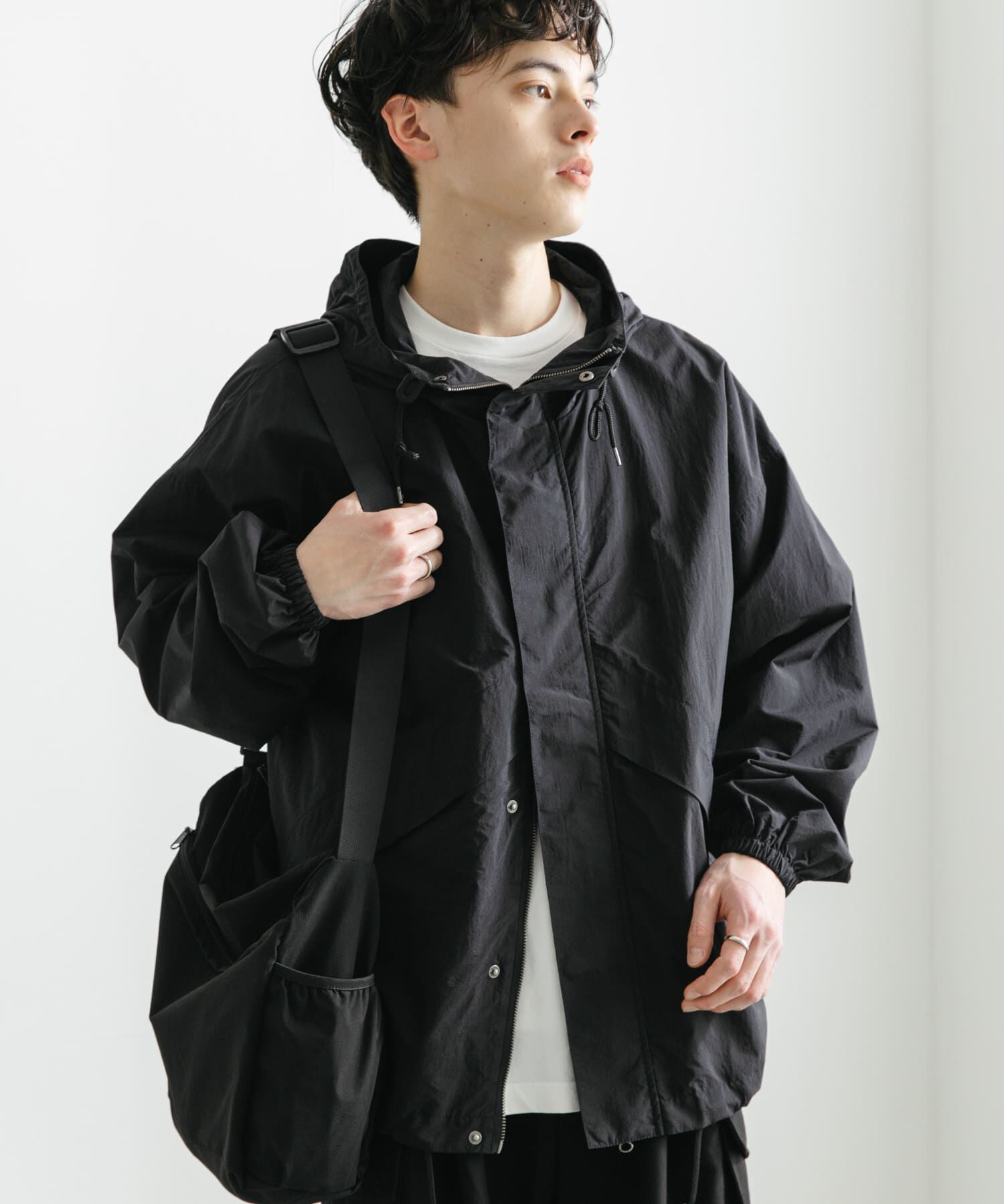 SENSE OF PLACE by URBAN RESEARCH「ライトフーディブルゾン」|ブルゾン・スタジャン|