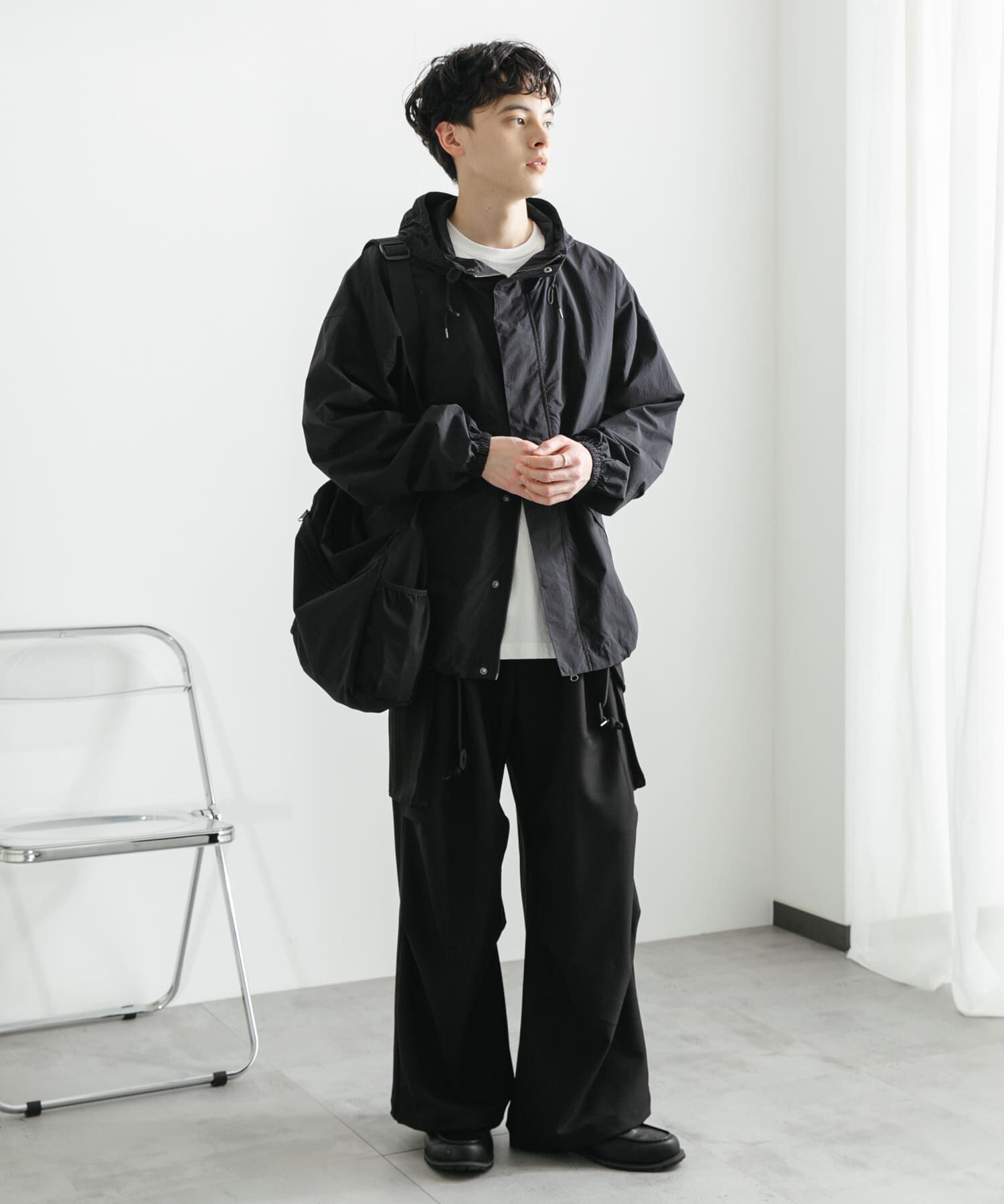 SENSE OF PLACE by URBAN RESEARCH「ライトフーディブルゾン」|ブルゾン・スタジャン|