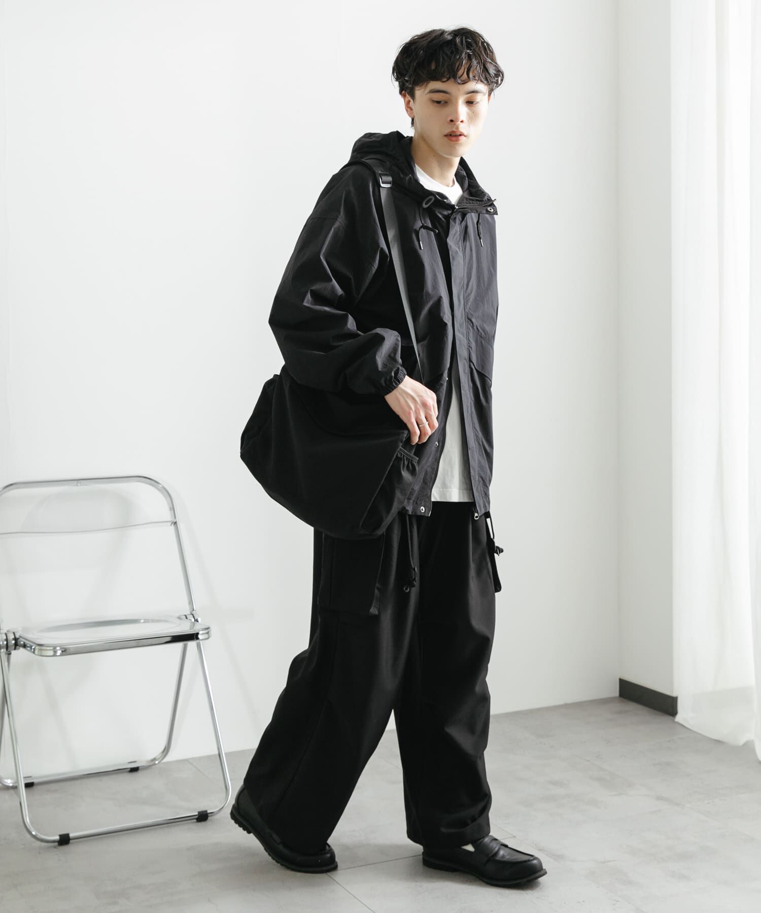 SENSE OF PLACE by URBAN RESEARCH「ライトフーディブルゾン」|ブルゾン・スタジャン|